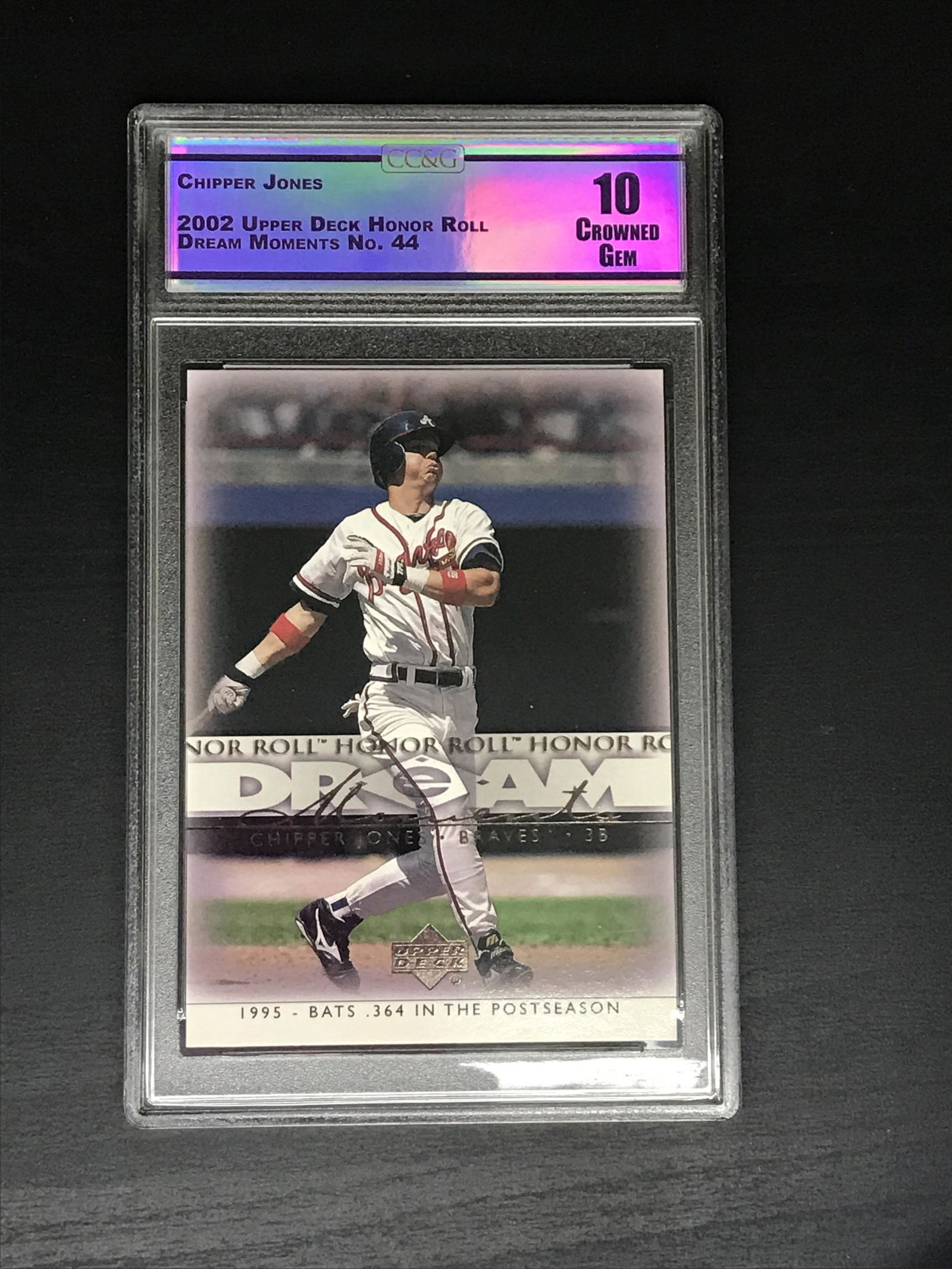 Chipper Jones Upper Deck CC&G 10 (1 of 1)