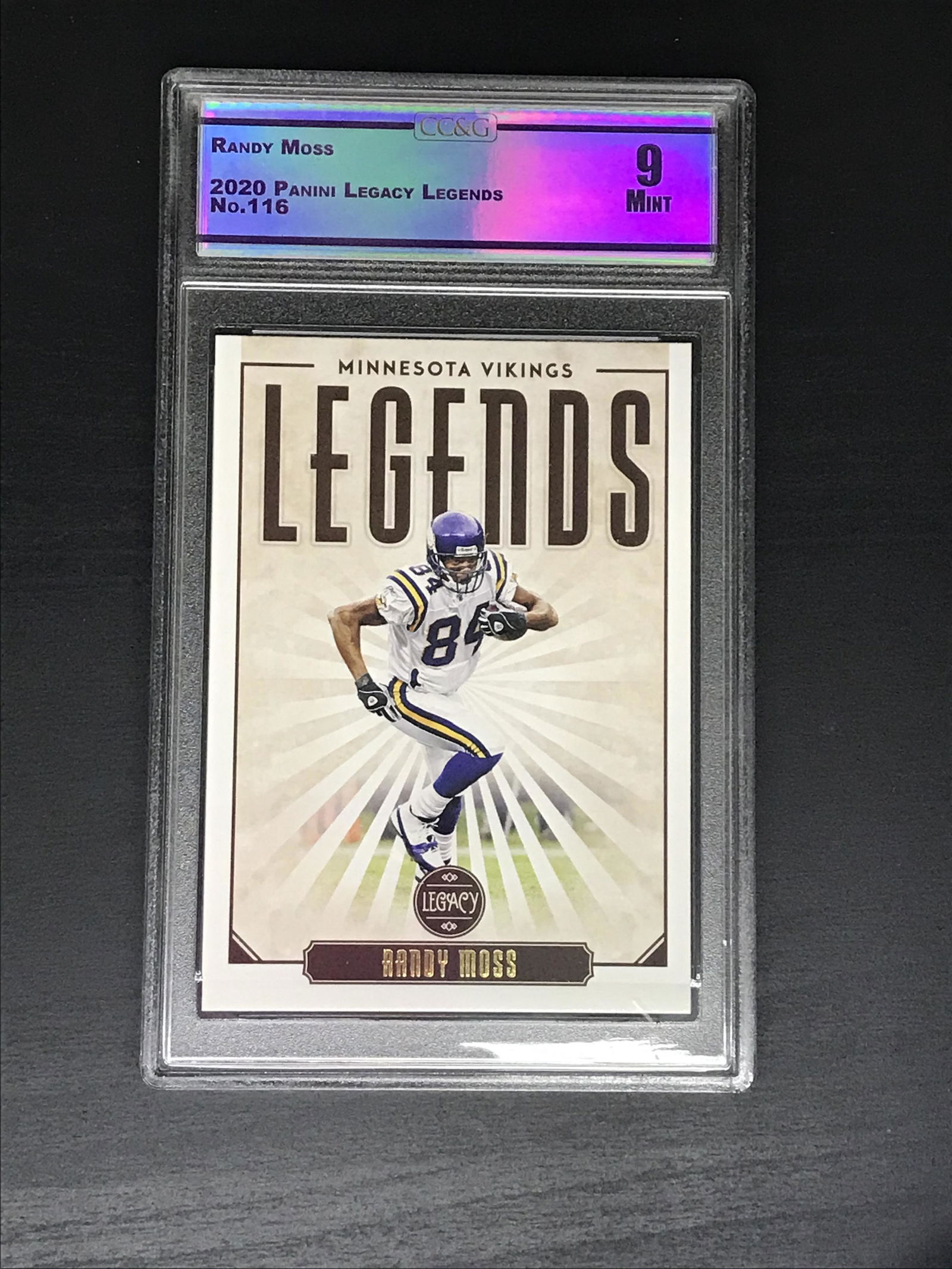 Randy Moss Panini Legacy Legends CC&G 9 (1 of 1)