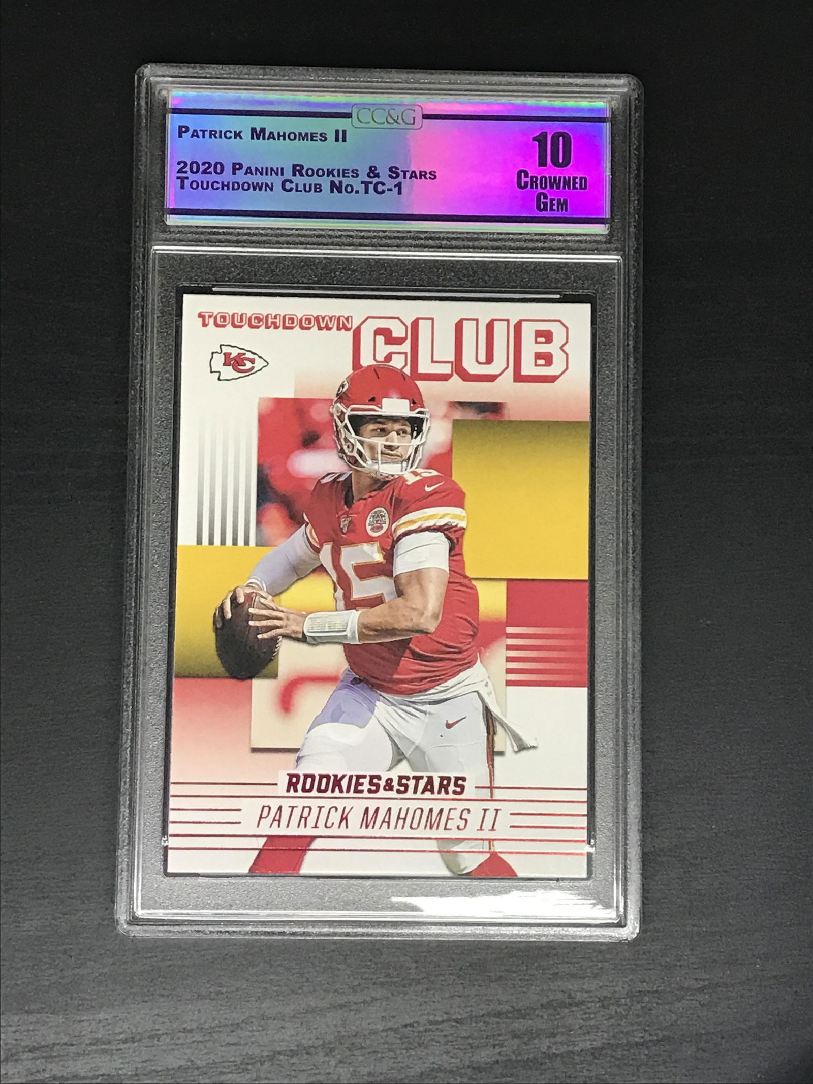 Patrick Mahomes II Panini Rookies & Stars CC&G 10 (1 of 1)