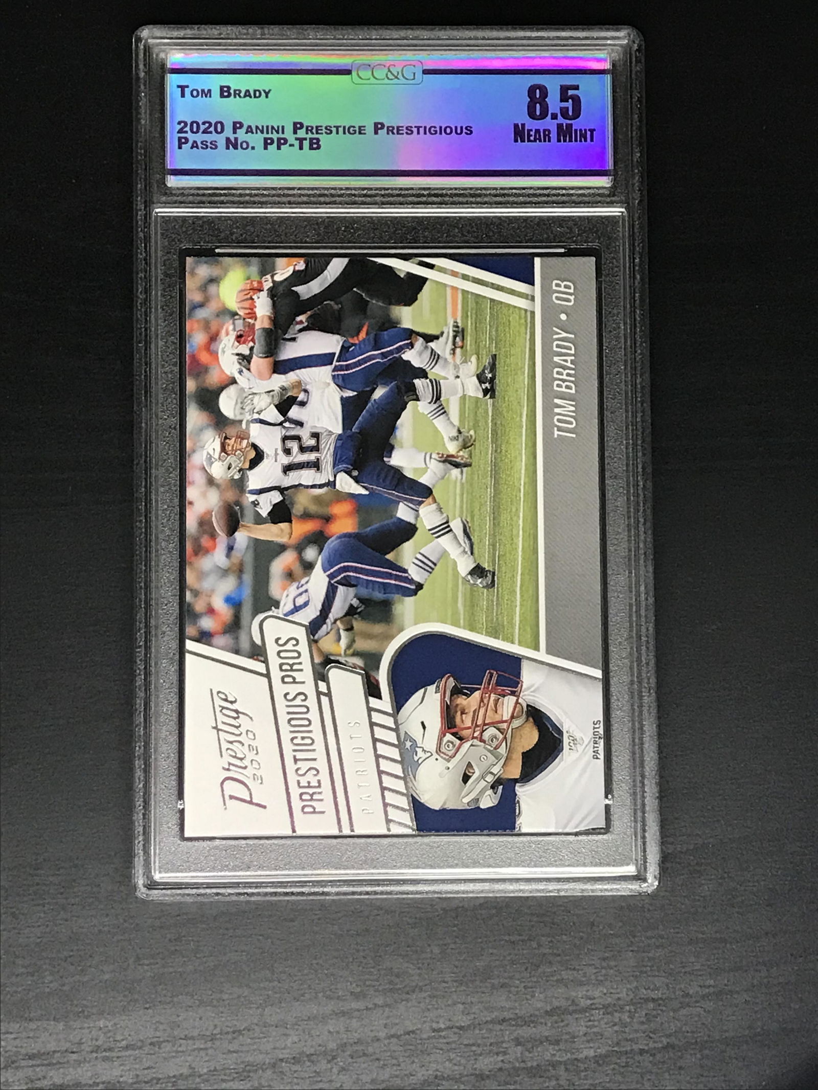 Tom Brady Panini Prestige CC&G 8.5 (1 of 1)