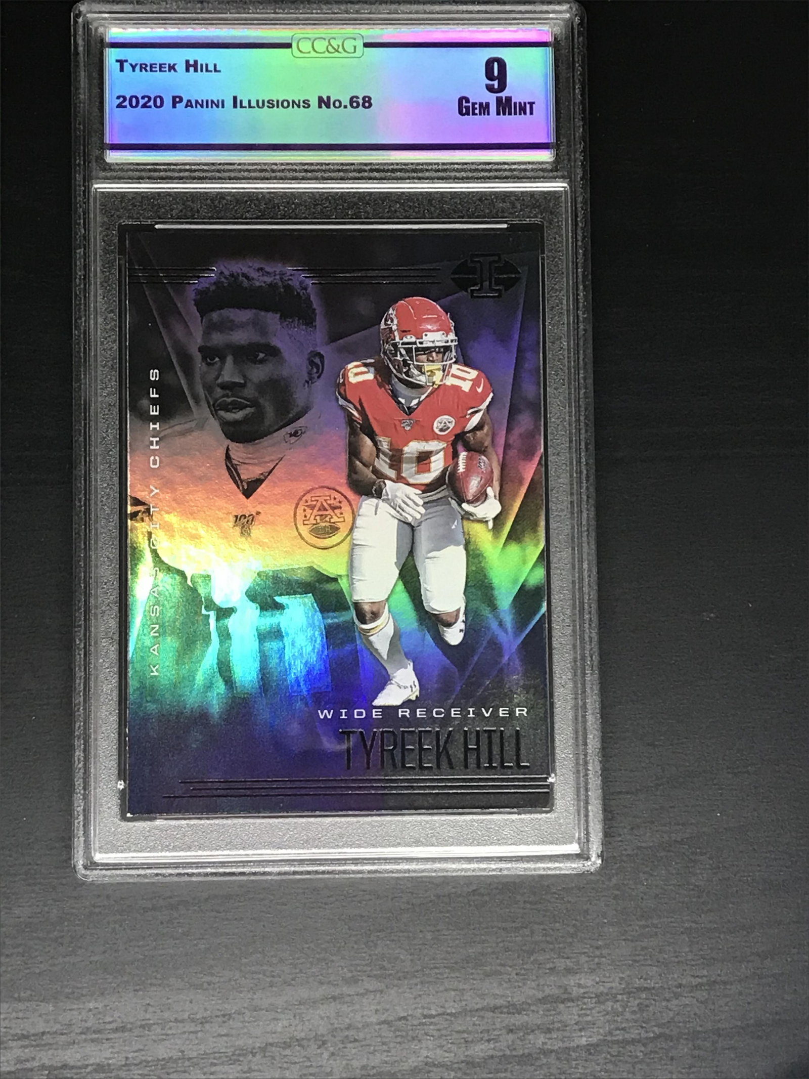 Tyreek Hill Panini Illusions CC&G 9: Tyreek Hill Panini Illusions CC&G 9