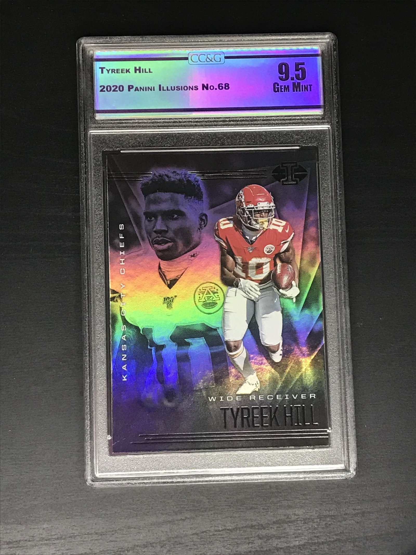 Tyreek Hill Panini Illusions CC&G 9.5: Tyreek Hill Panini Illusions CC&G 9.5