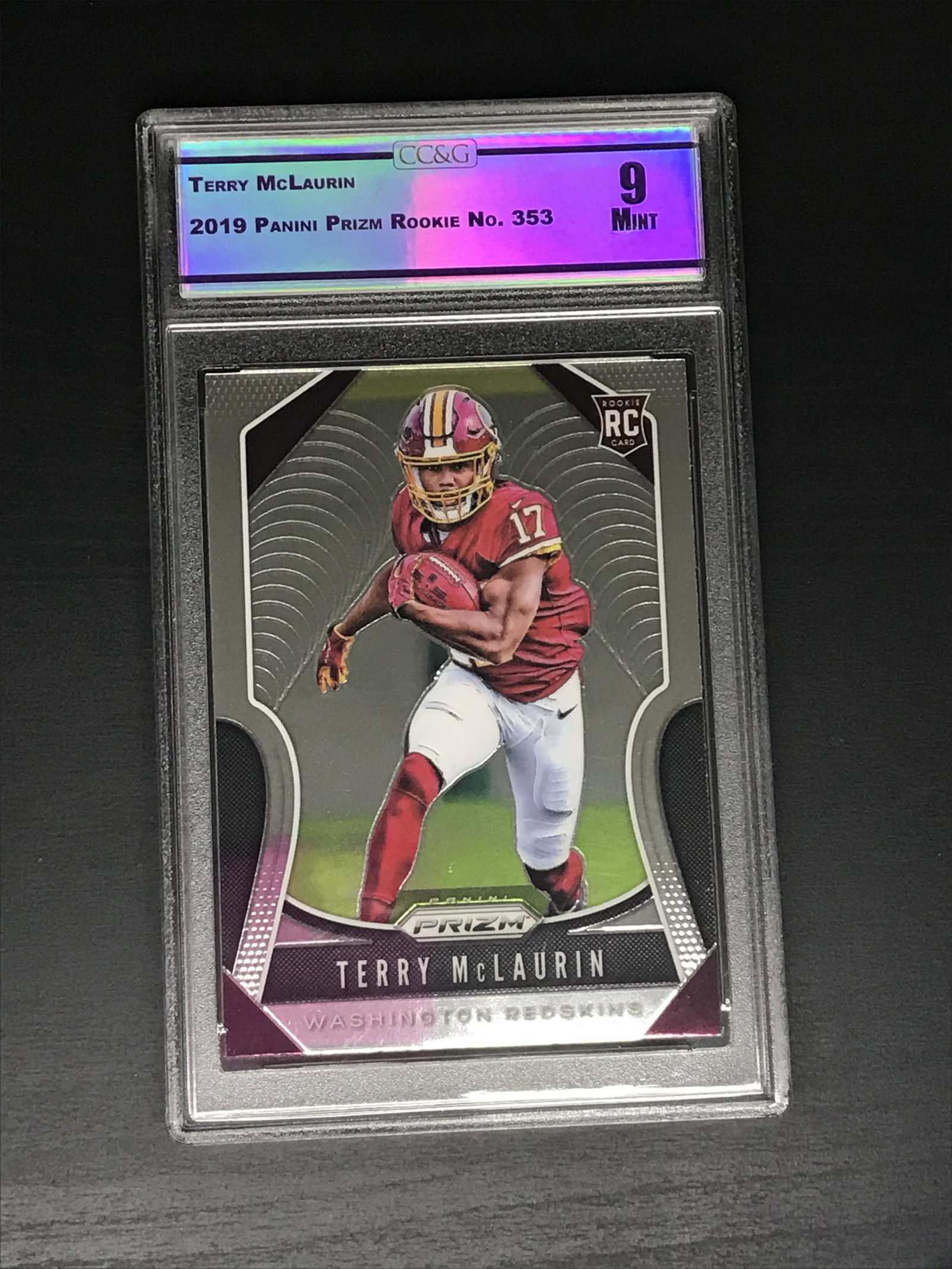 Terry McLaurin Panini Prizm Rookie CC&G 9: Terry McLaurin Panini Prizm Rookie CC&G 9