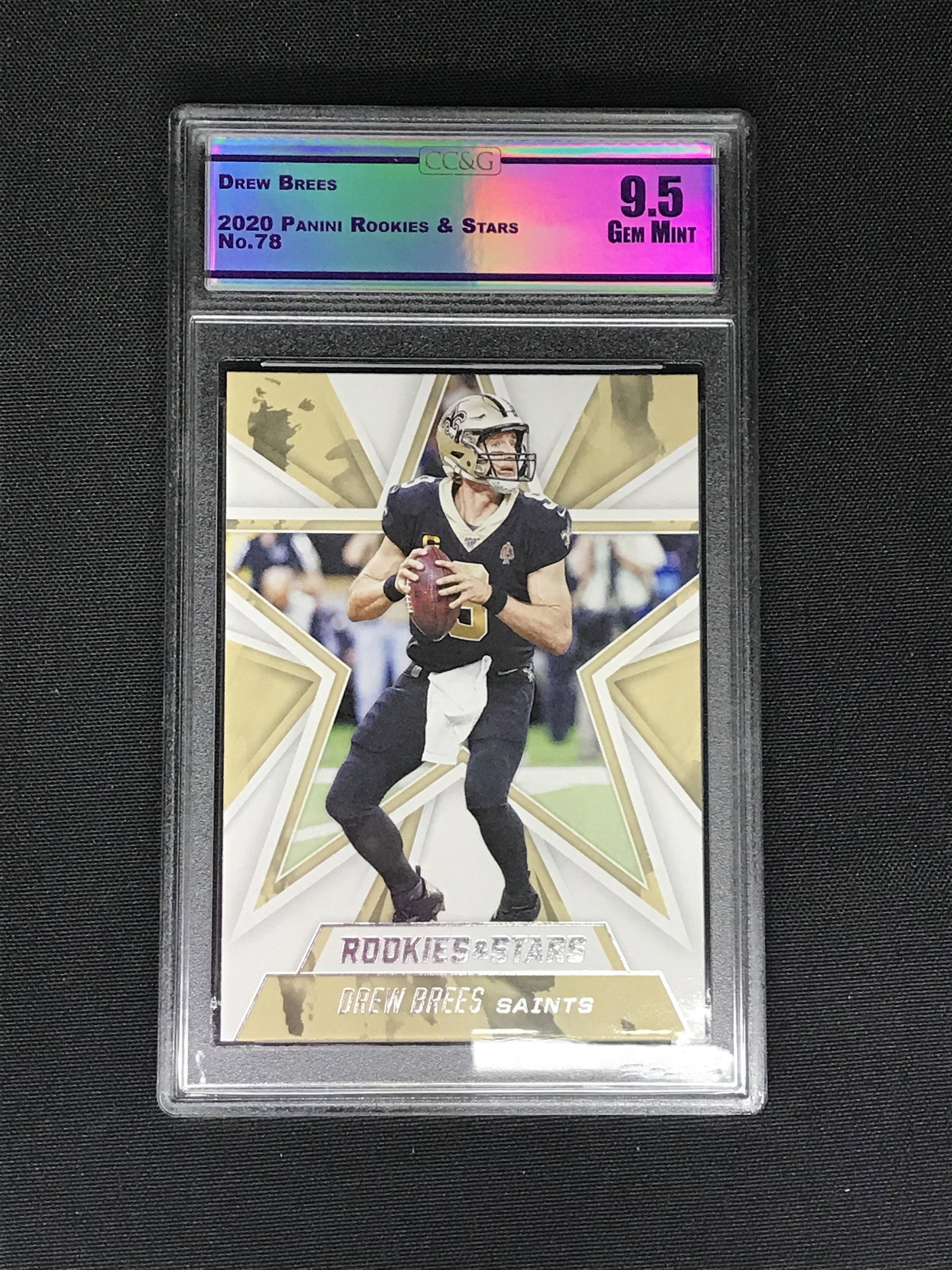 Drew Brees Panini Rookie & Stars CC&G 9.5 (1 of 1)