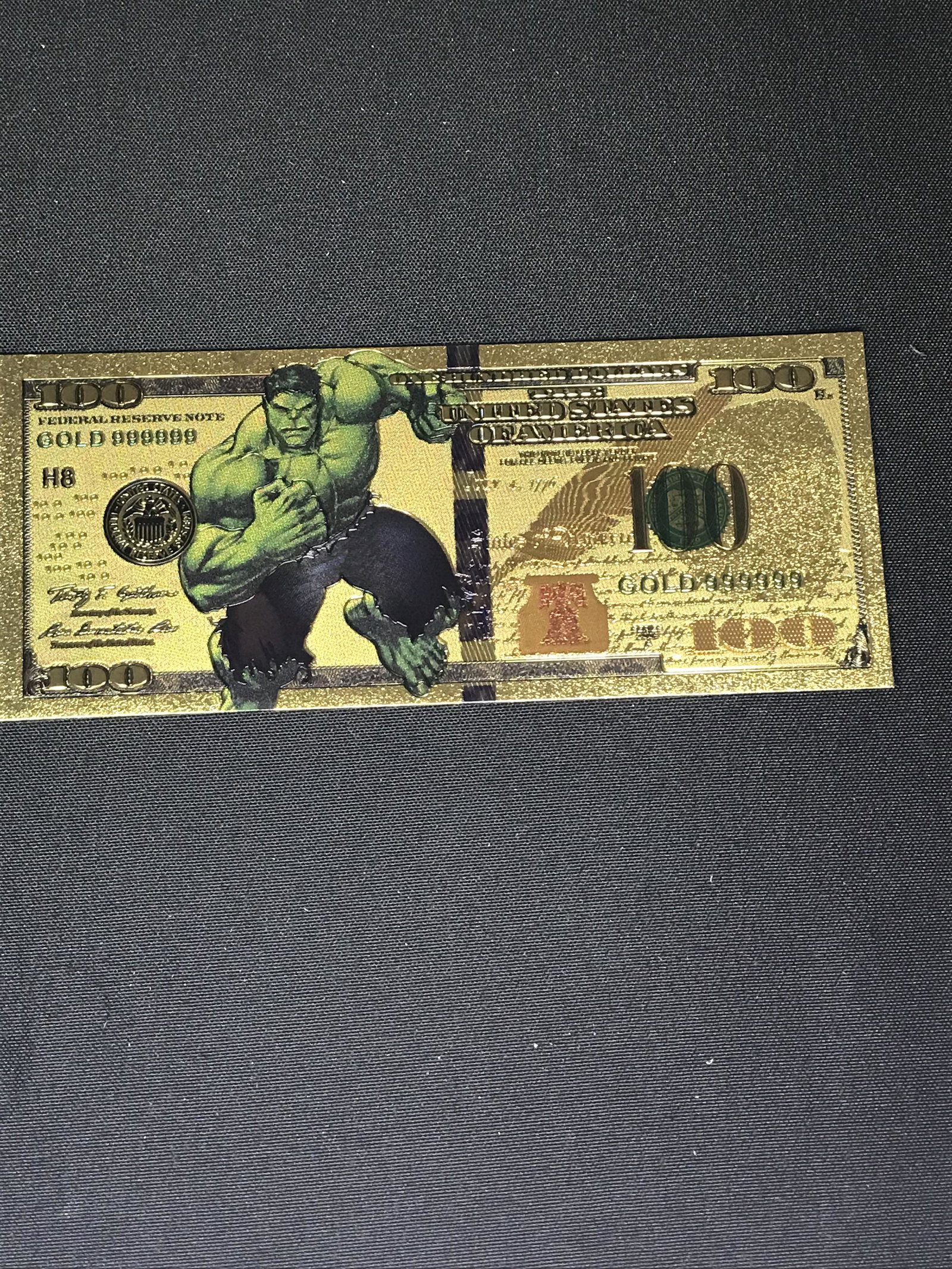 Marvel Gold Foil Commemorative Note (1 of 1)