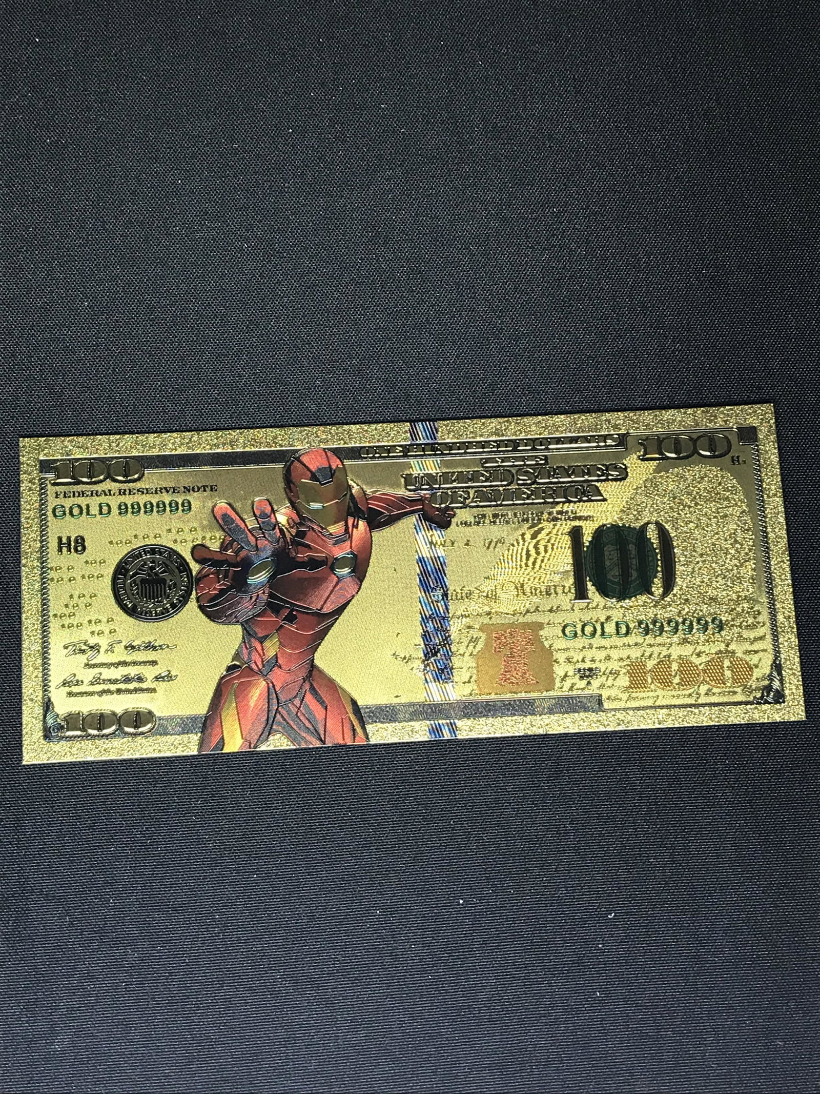 Marvel Gold Foil Commemorative Note (1 of 1)