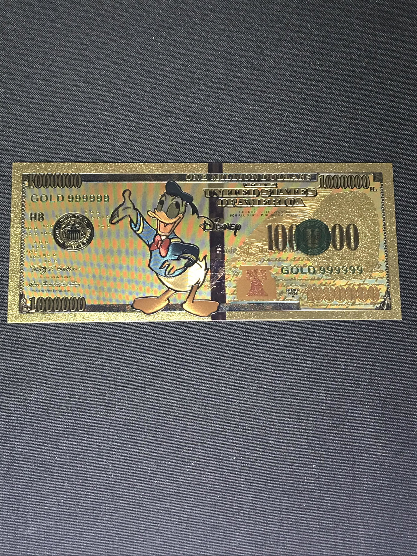 Disney Gold Foil Commemorative Note (1 of 1)
