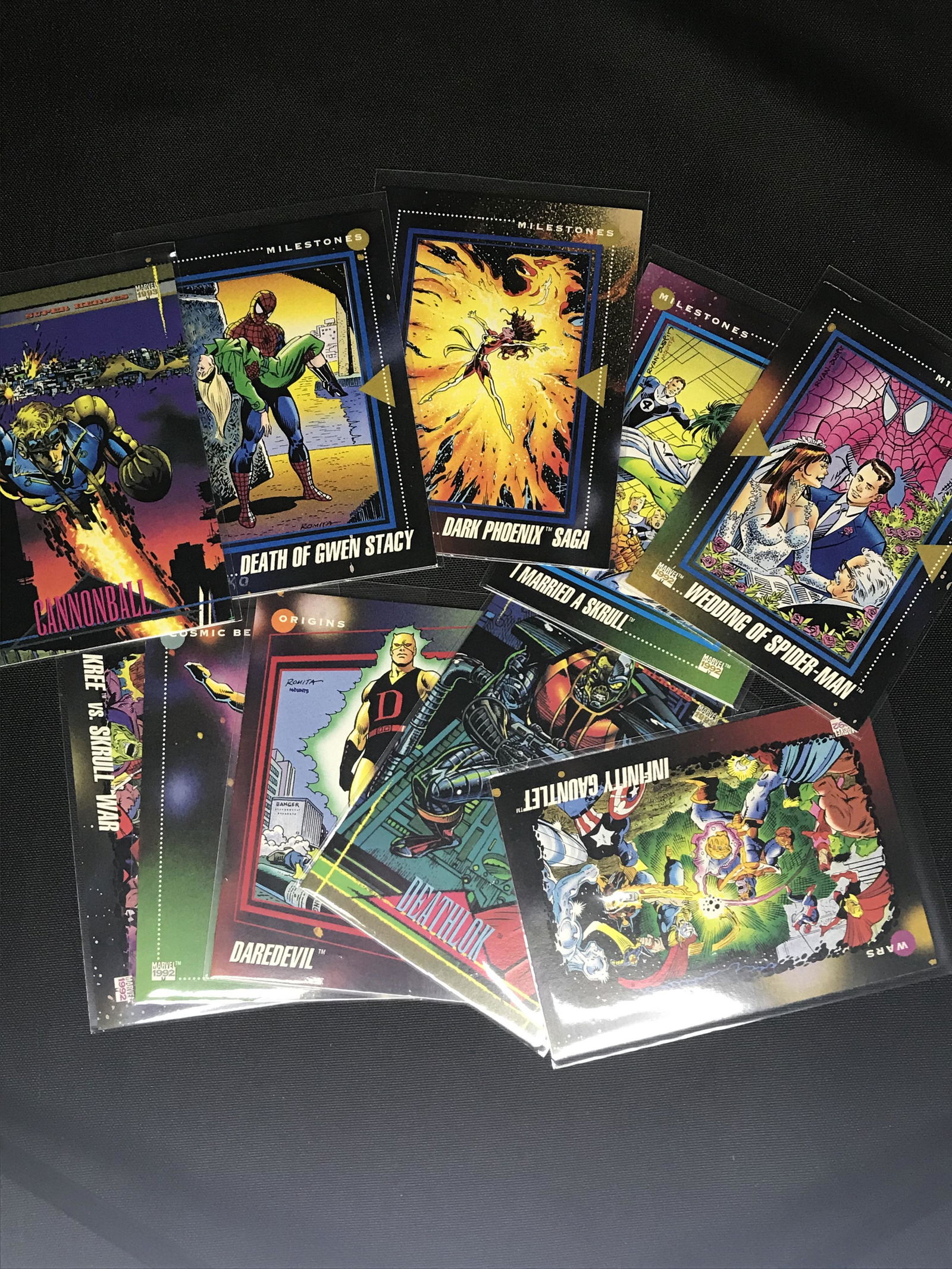 Lot of 10 1992 Marvel Universe Trading Cards (1 of 1)