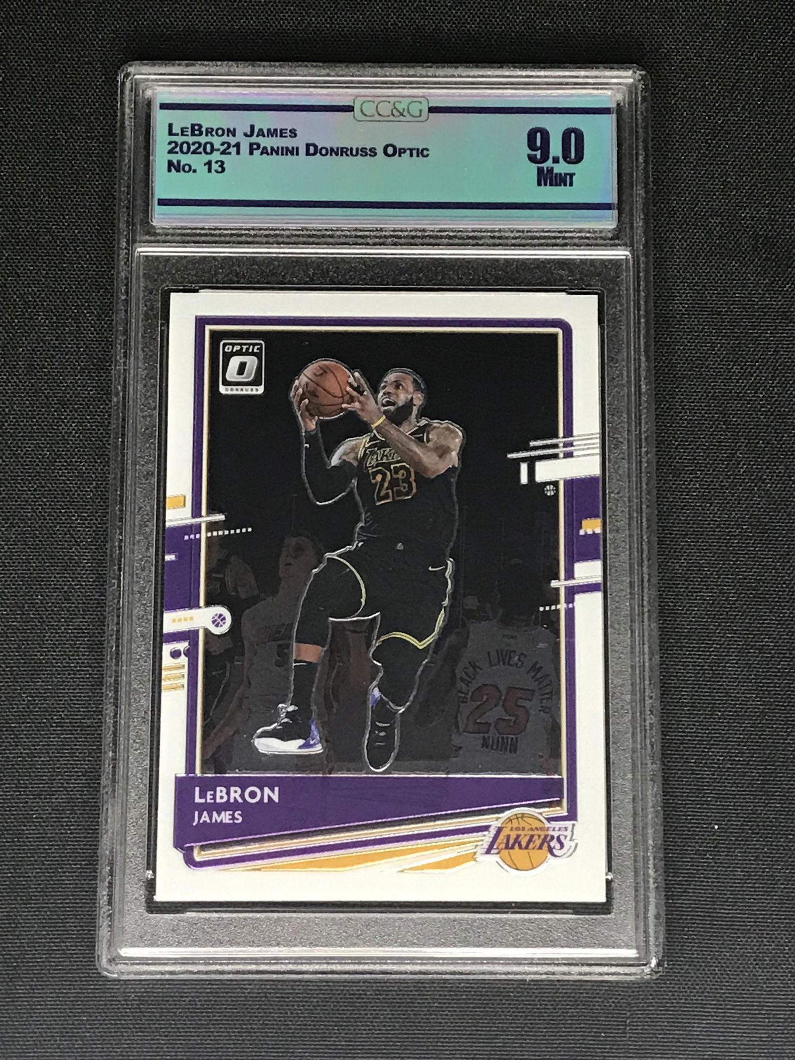 LeBron James Panini Donruss Optic Graded CC&G Mint 9 (1 of 1)