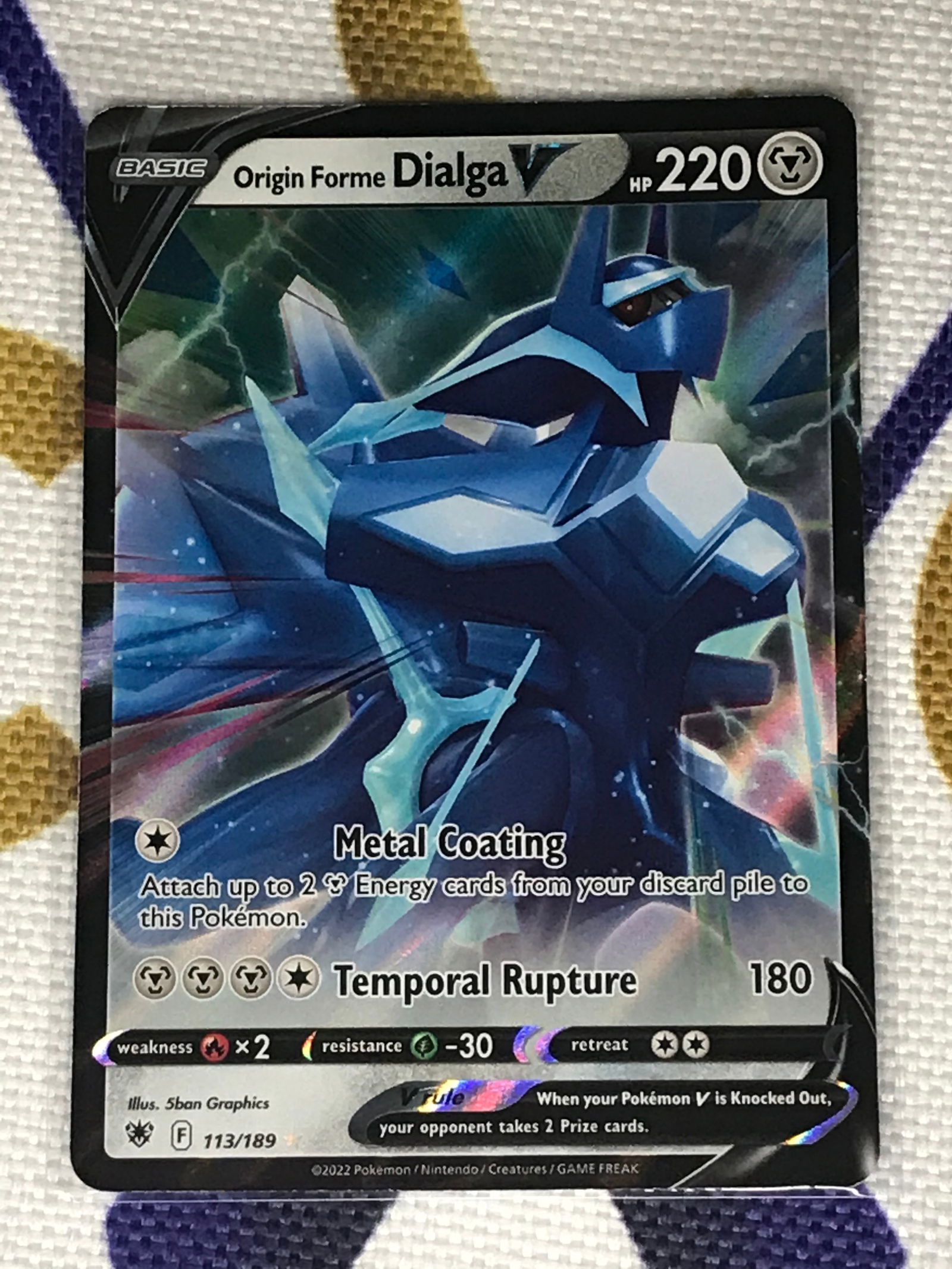 Origin Forme Dialga V Pokemon single (1 of 1)