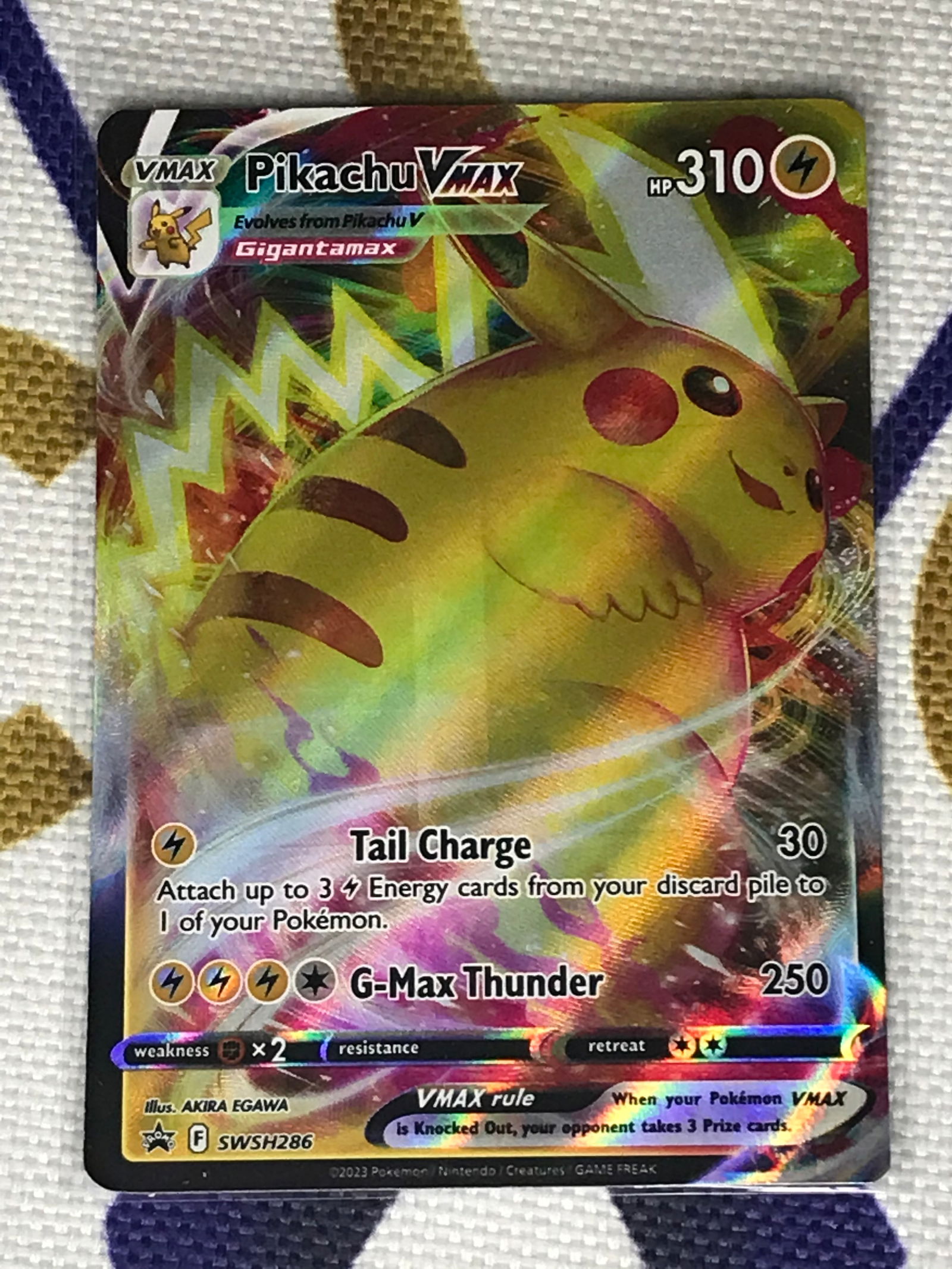 Pikachu Vmax Pokemon single (1 of 1)