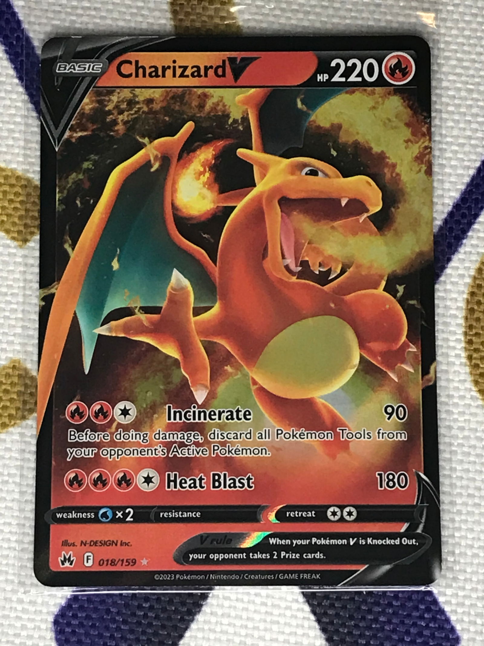 Charizard V Pokemon single (1 of 1)