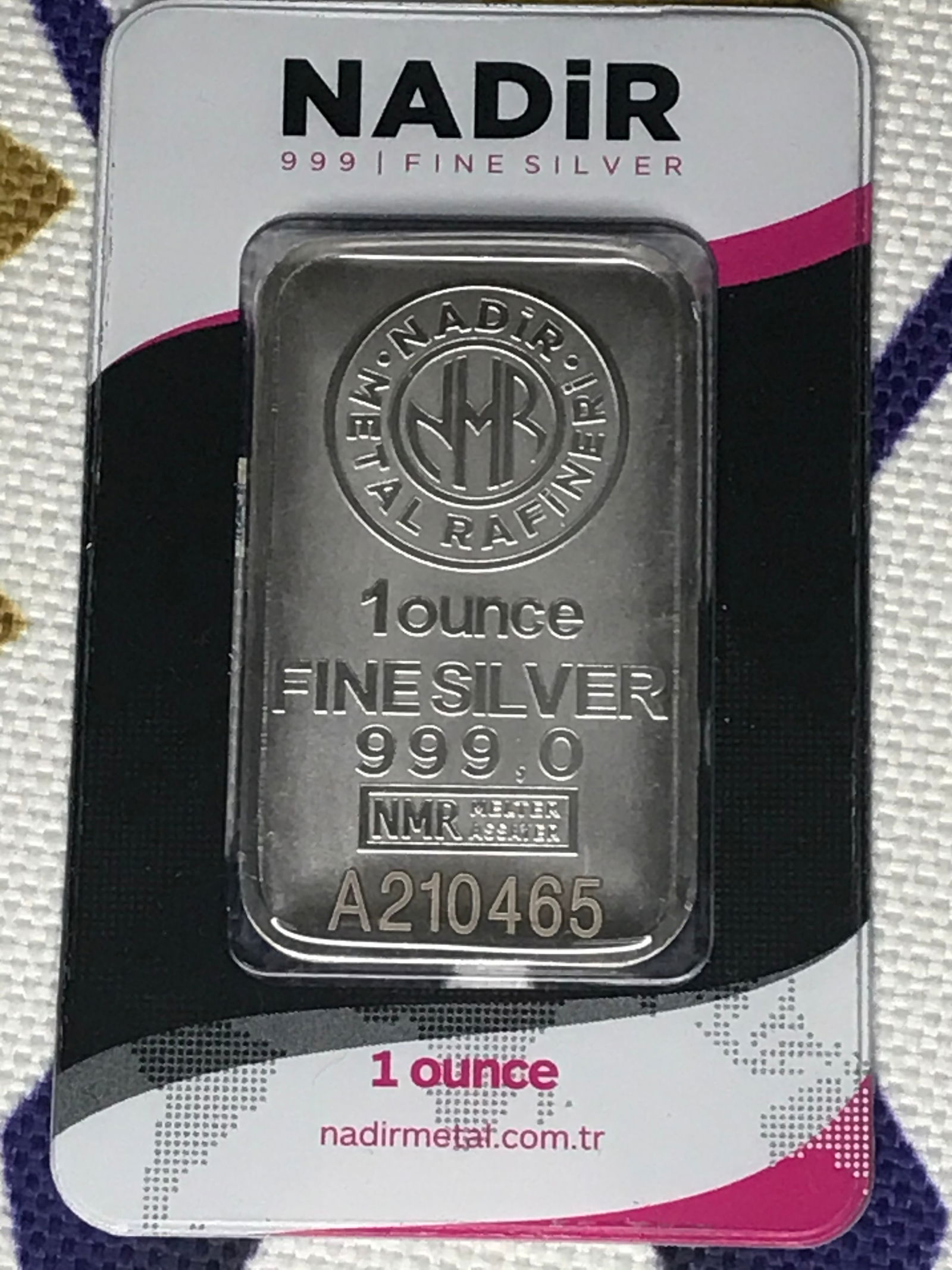 1 Troy Oz Nadir .999 Silver Bar (1 of 1)