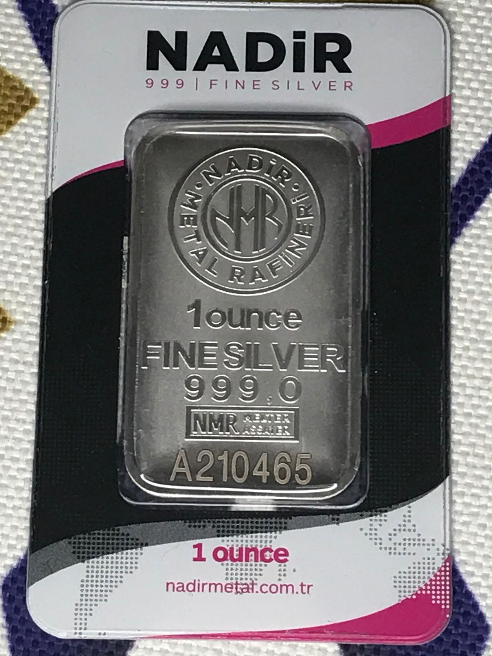 1 Troy Oz Nadir .999 Silver Bar (1 of 1)