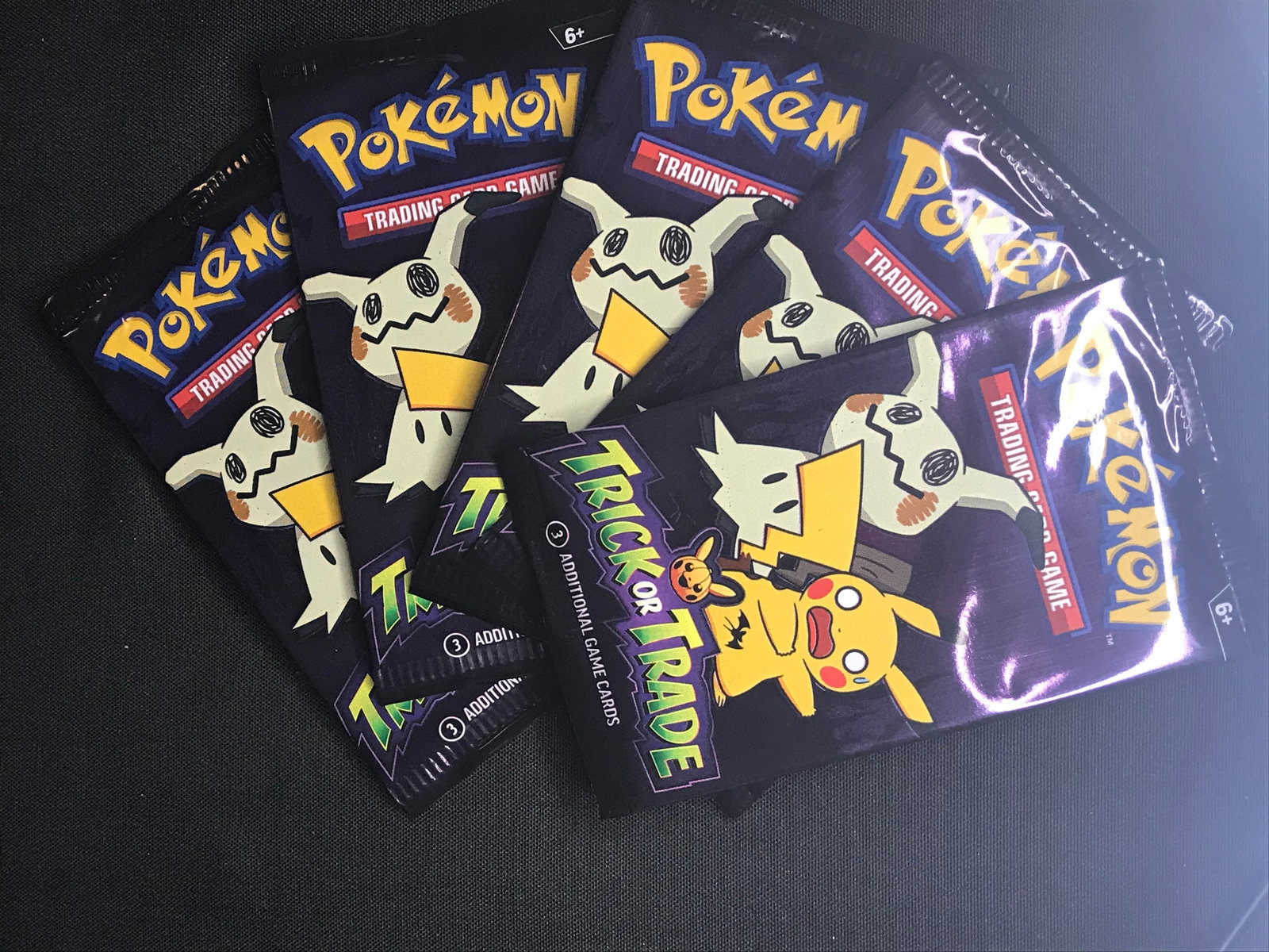 Trick Or Trade Pokemon TCG Booster Pack Lot of 5 (1 of 1)