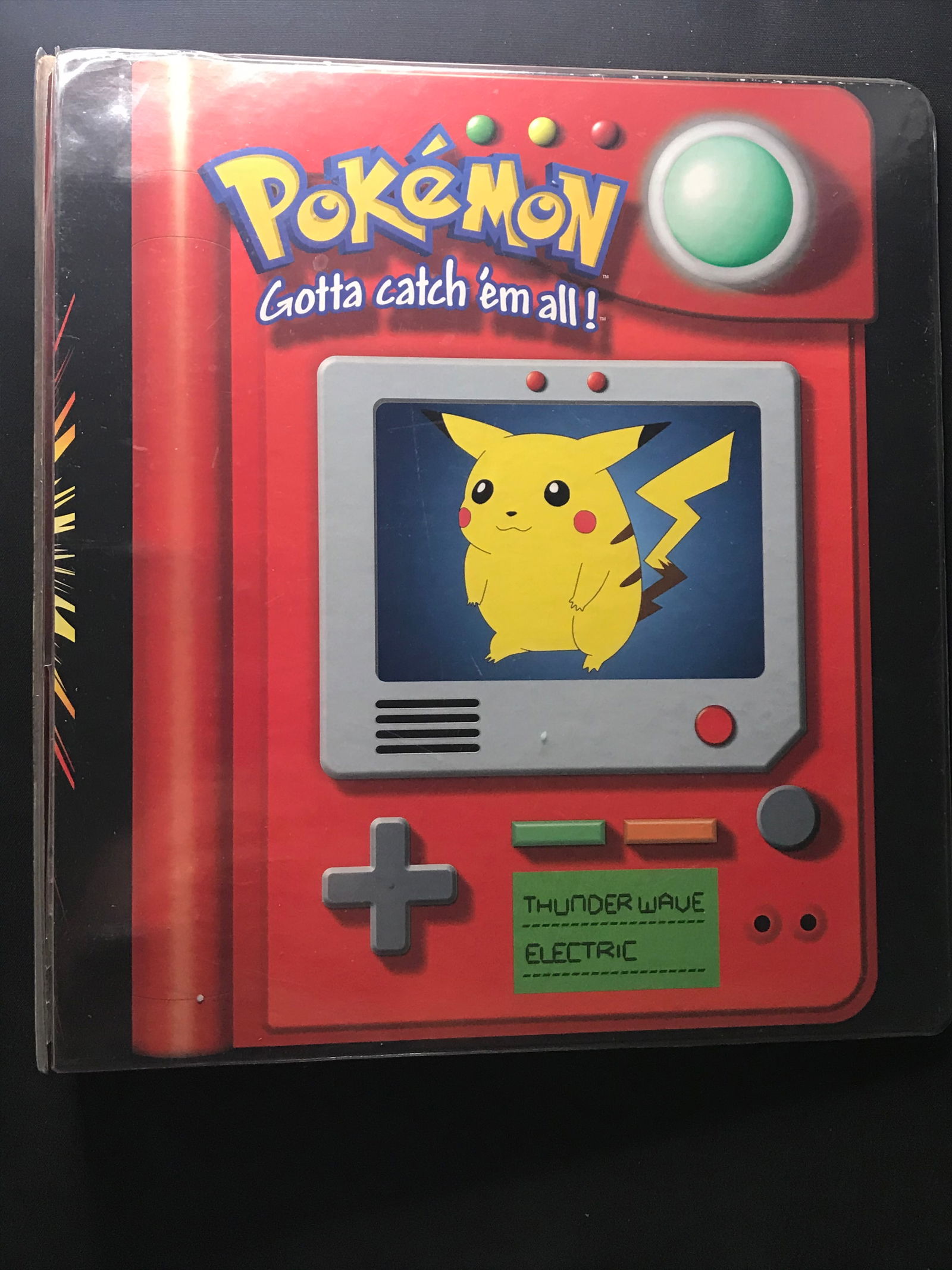 Vintage Pokemon Card 3 Ring Binder - Still Works, but has wear (1 of 1)