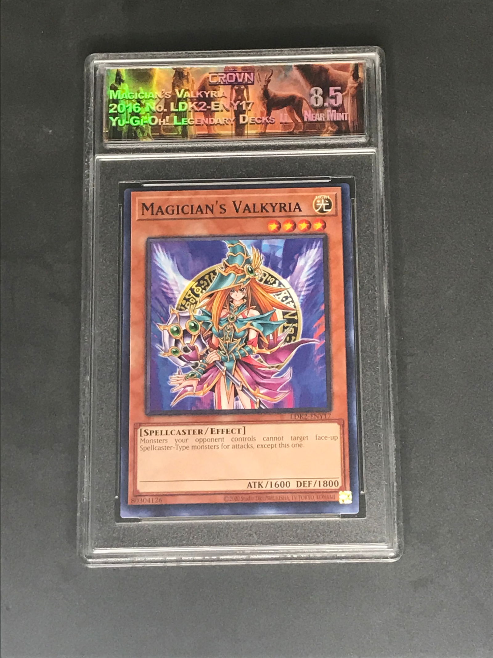 Magician's Valkyria Yu-Gi-Oh! card - graded CC&G 8.5 (1 of 1)
