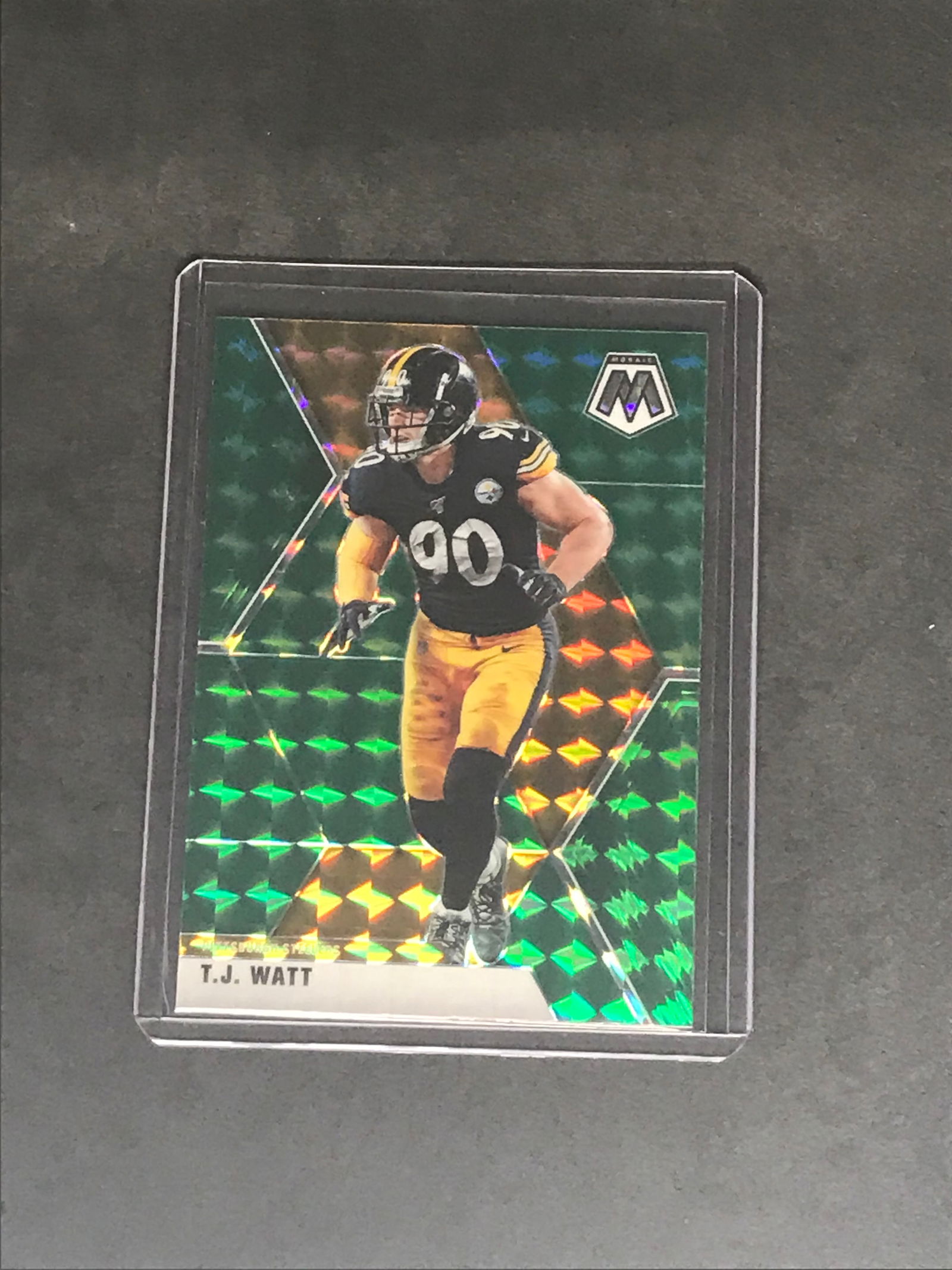 T.J. Watt Panini Mosaic single: T.J. Watt Panini Mosaic single