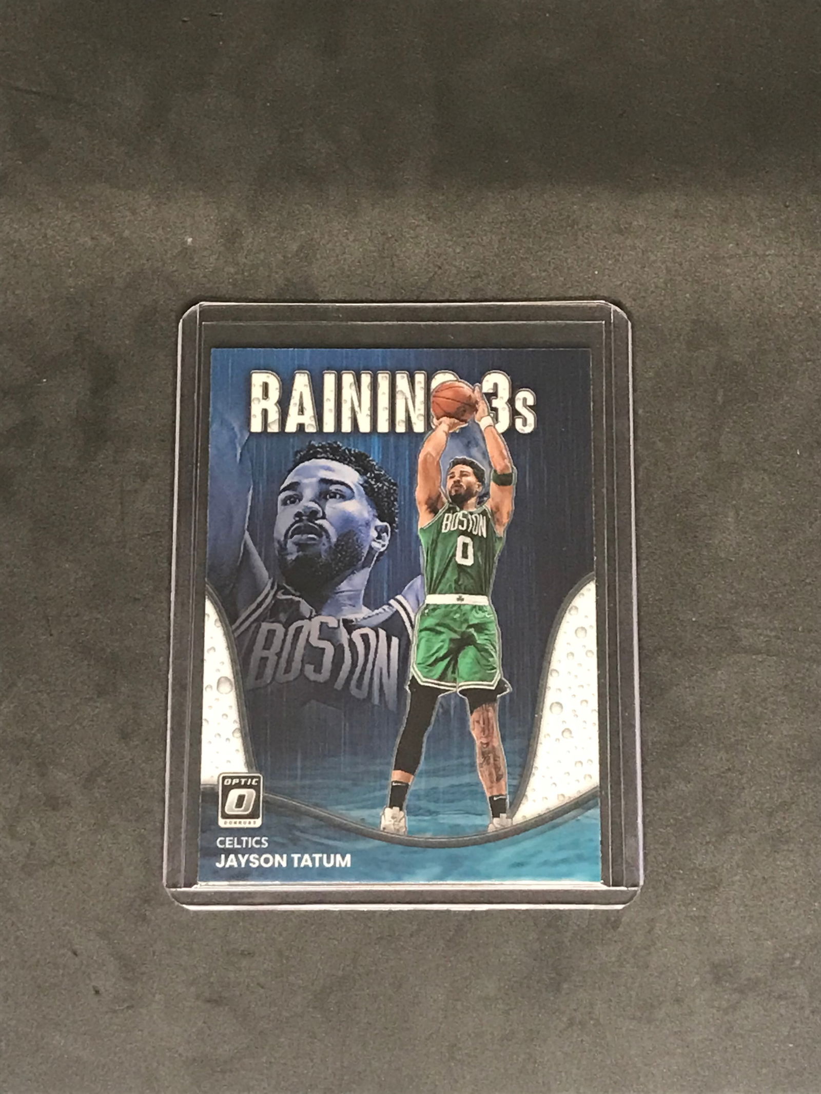 Jayson Tatum Panini Donruss Optic Raining 3s single (1 of 1)