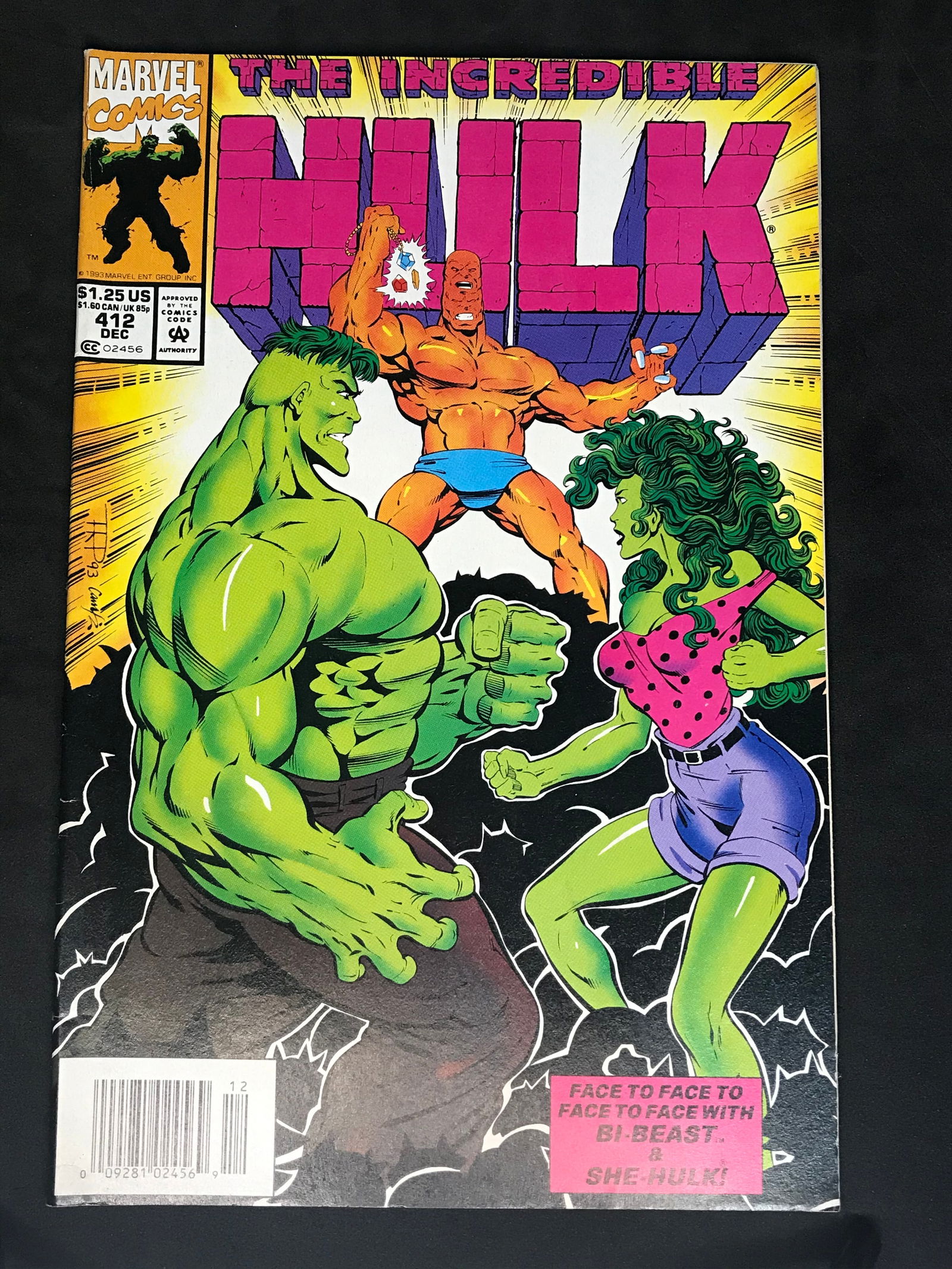Marvel The Incredible Hulk Issue 412 Comic Book (1 of 1)