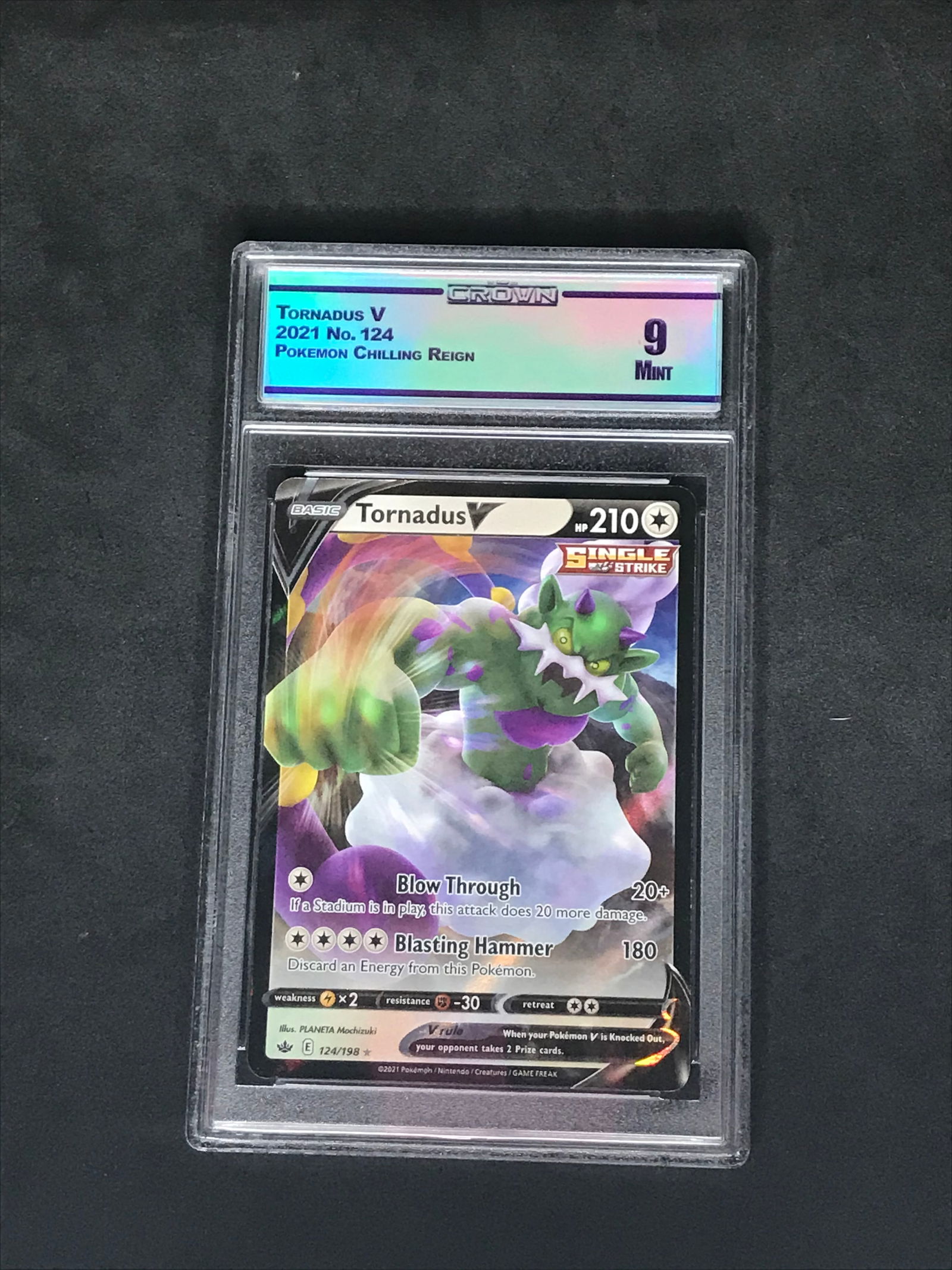Tornadus V Chilling Reign Graded CC&G Mint 9 (1 of 1)