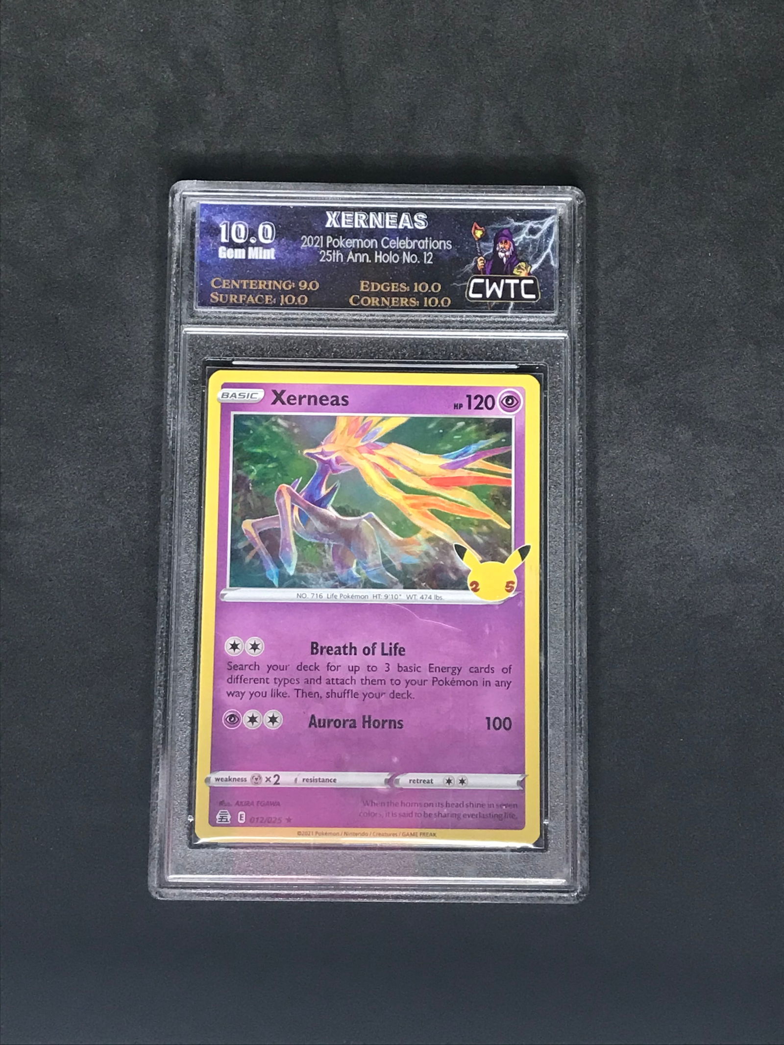 Xerneas 2021 Pokemon Celebrations CWTC Gem Mint 10 (1 of 1)