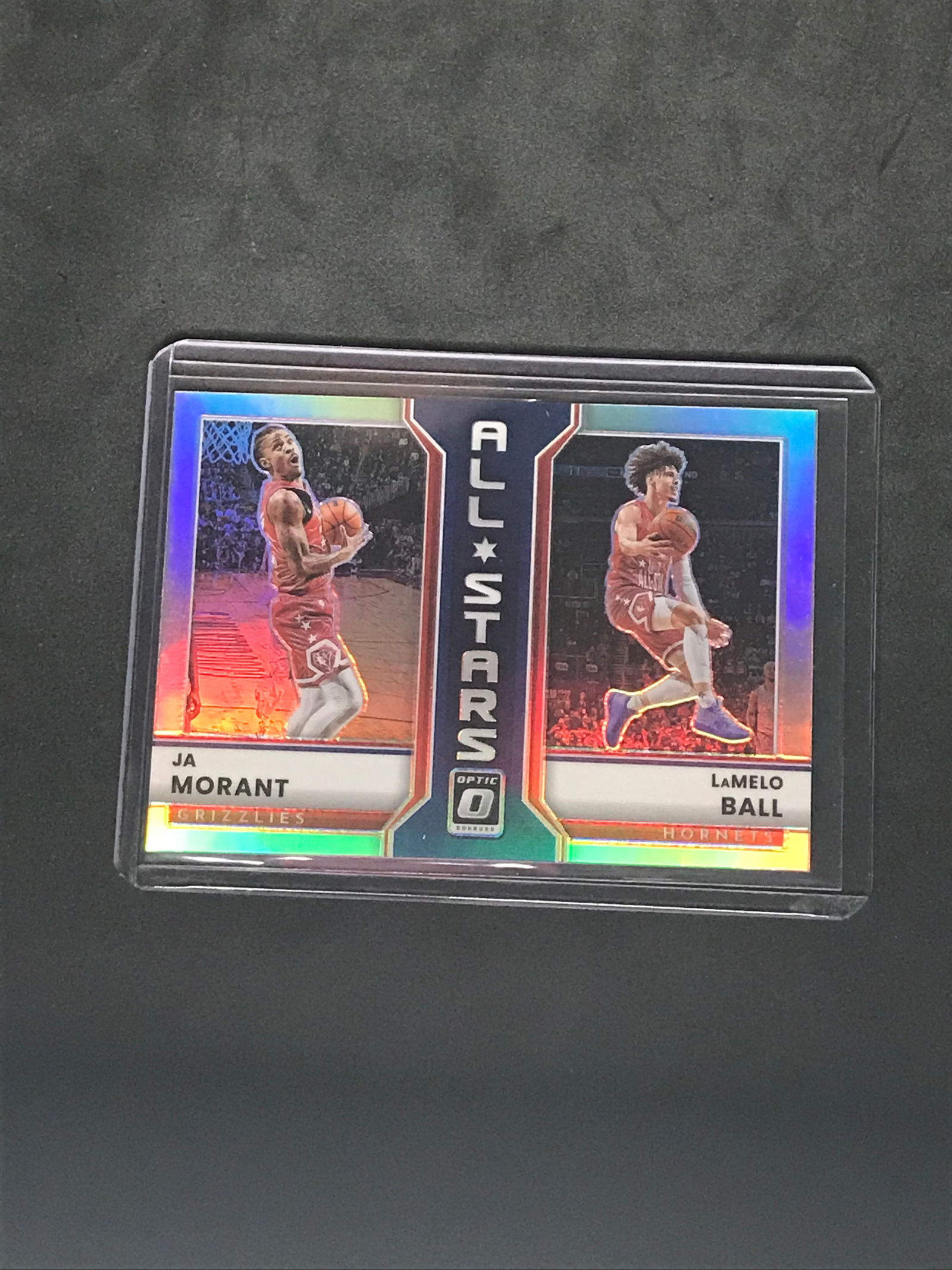 Ja Morant/Lamelo Ball Donruss Optic All Stars Silver Prizm (1 of 1)