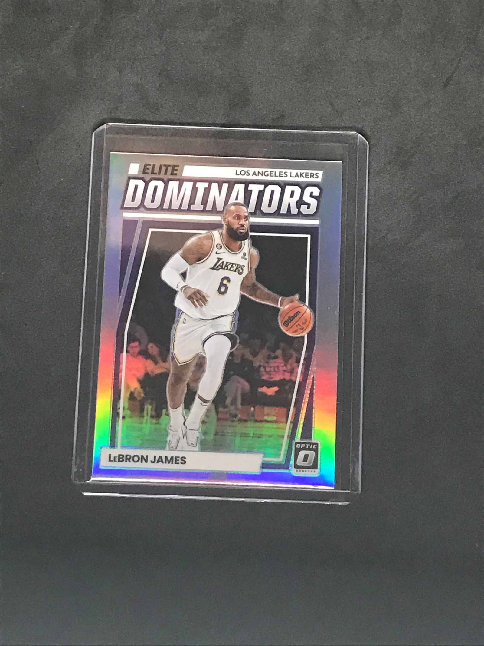 Lebron James Donruss Optic Elite Dominators Silver Prizm (1 of 1)