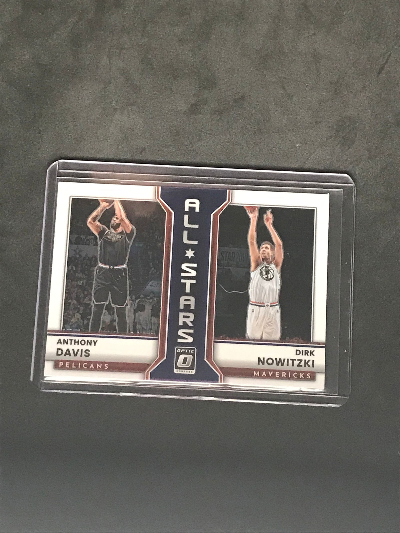 Anthony Davis/Dirk Nowitzki Donruss Optic All Stars (1 of 1)
