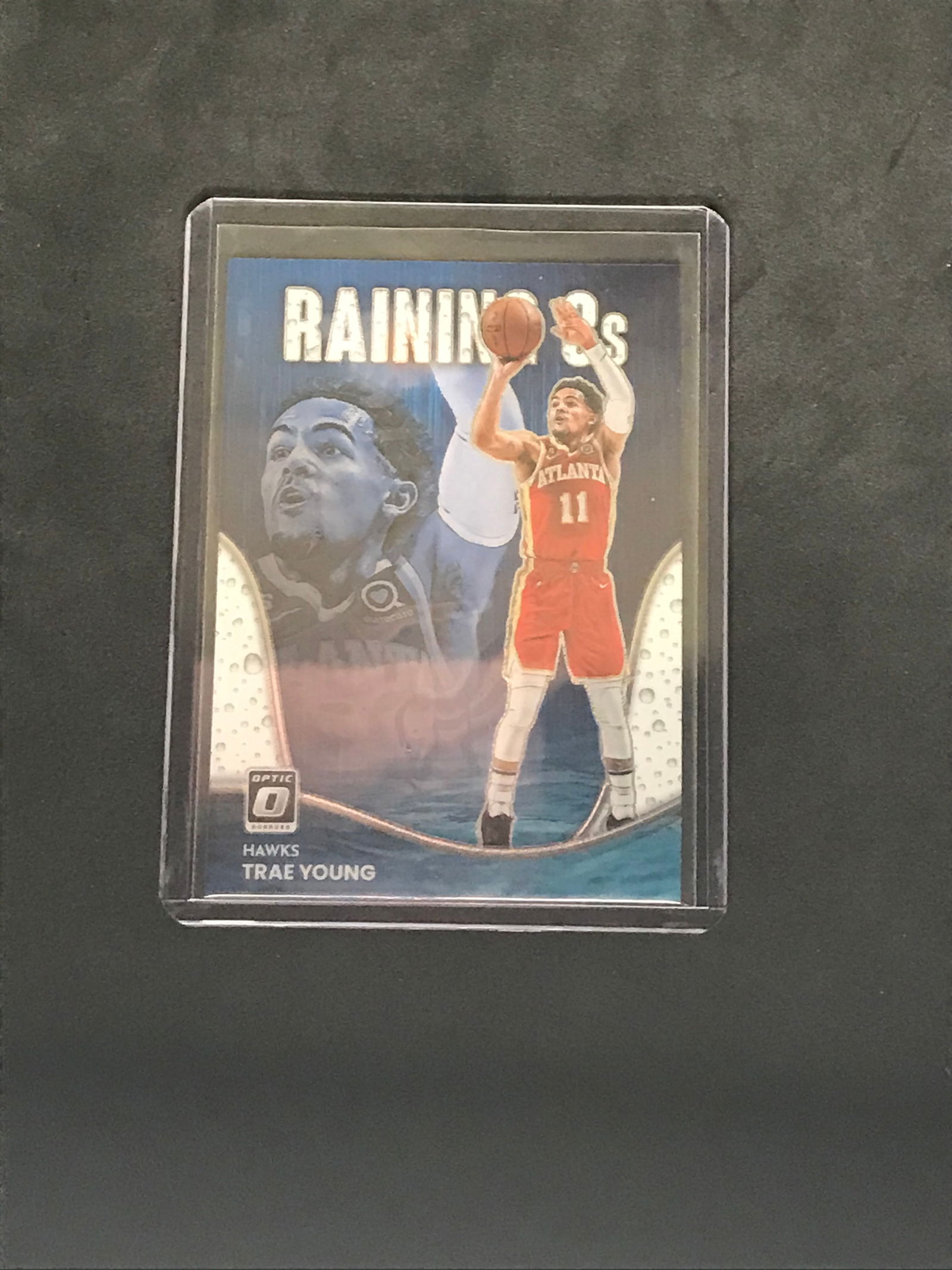 Trae Young Donruss Optic Raining 3s (1 of 1)