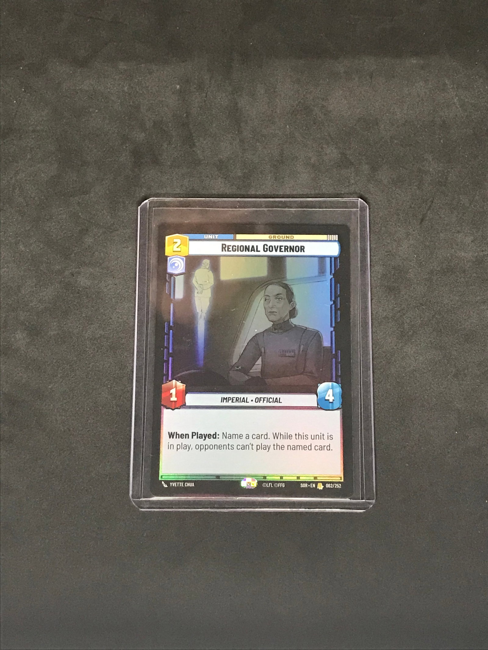 Regional Governor Star Wars Unlimited Foil: Regional Governor Star Wars Unlimited Foil