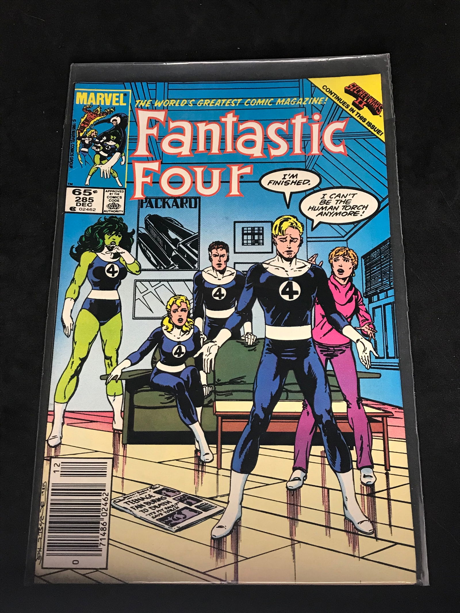 Marvel Fantastic Four Issue # 285 (1 of 1)