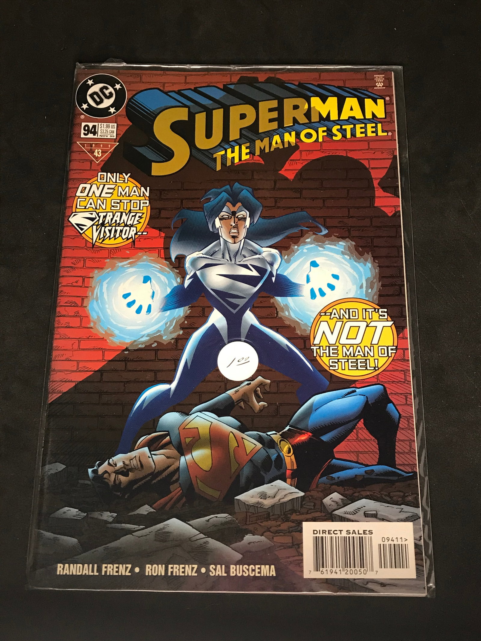 DC Superman Man Of Steel Issue # 94: DC Superman Man Of Steel Issue # 94