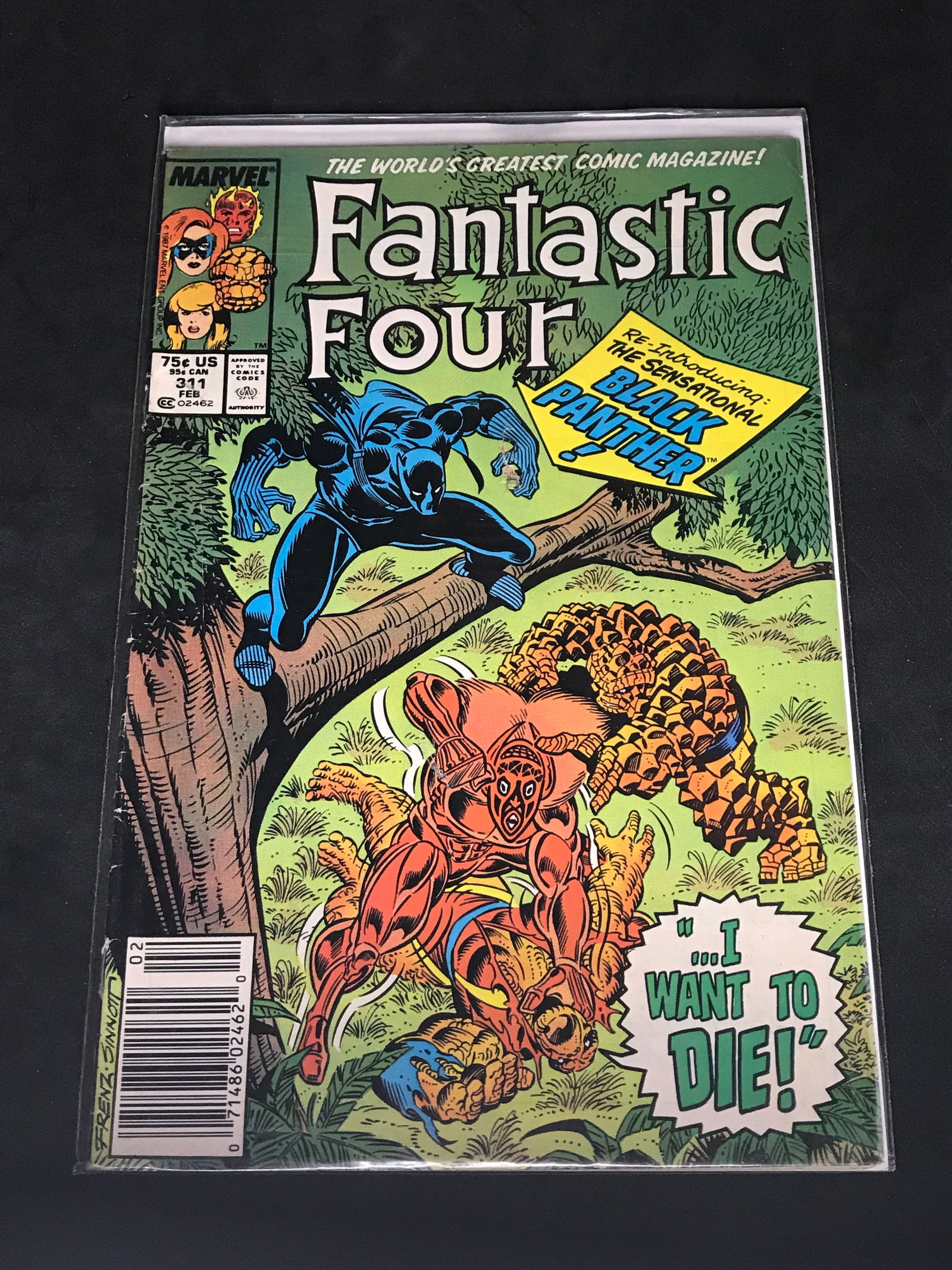 Marvel Fantastic Four Issue # 311 (1 of 1)