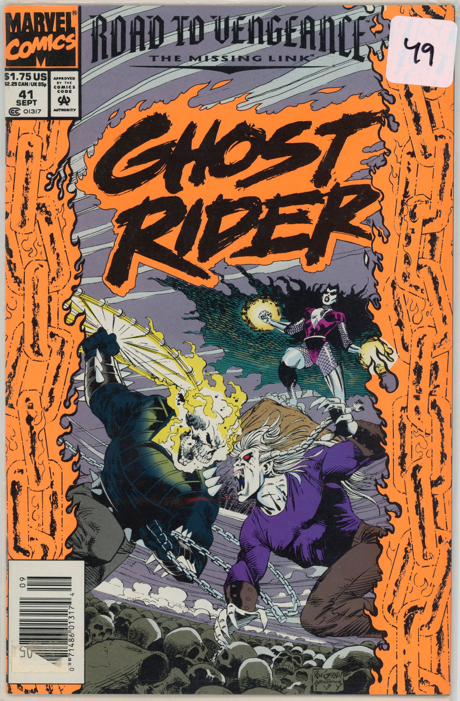 1993 Marvel Ghost Rider Issue 41 (1 of 1)