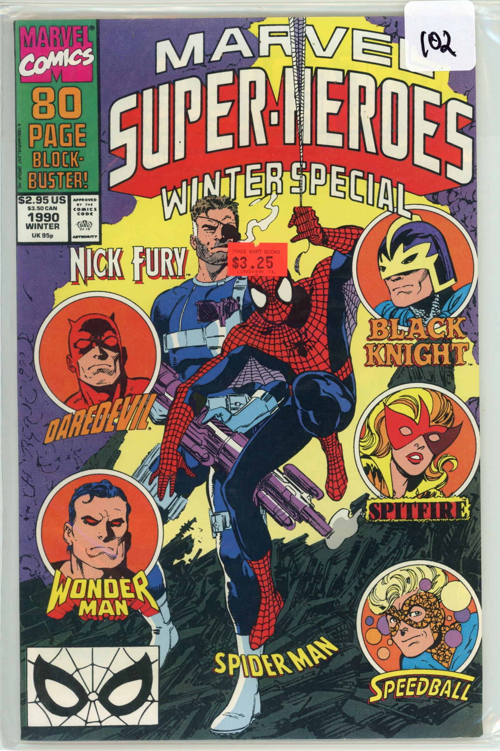 1990 Marvel Superheros Winter Special (1 of 1)