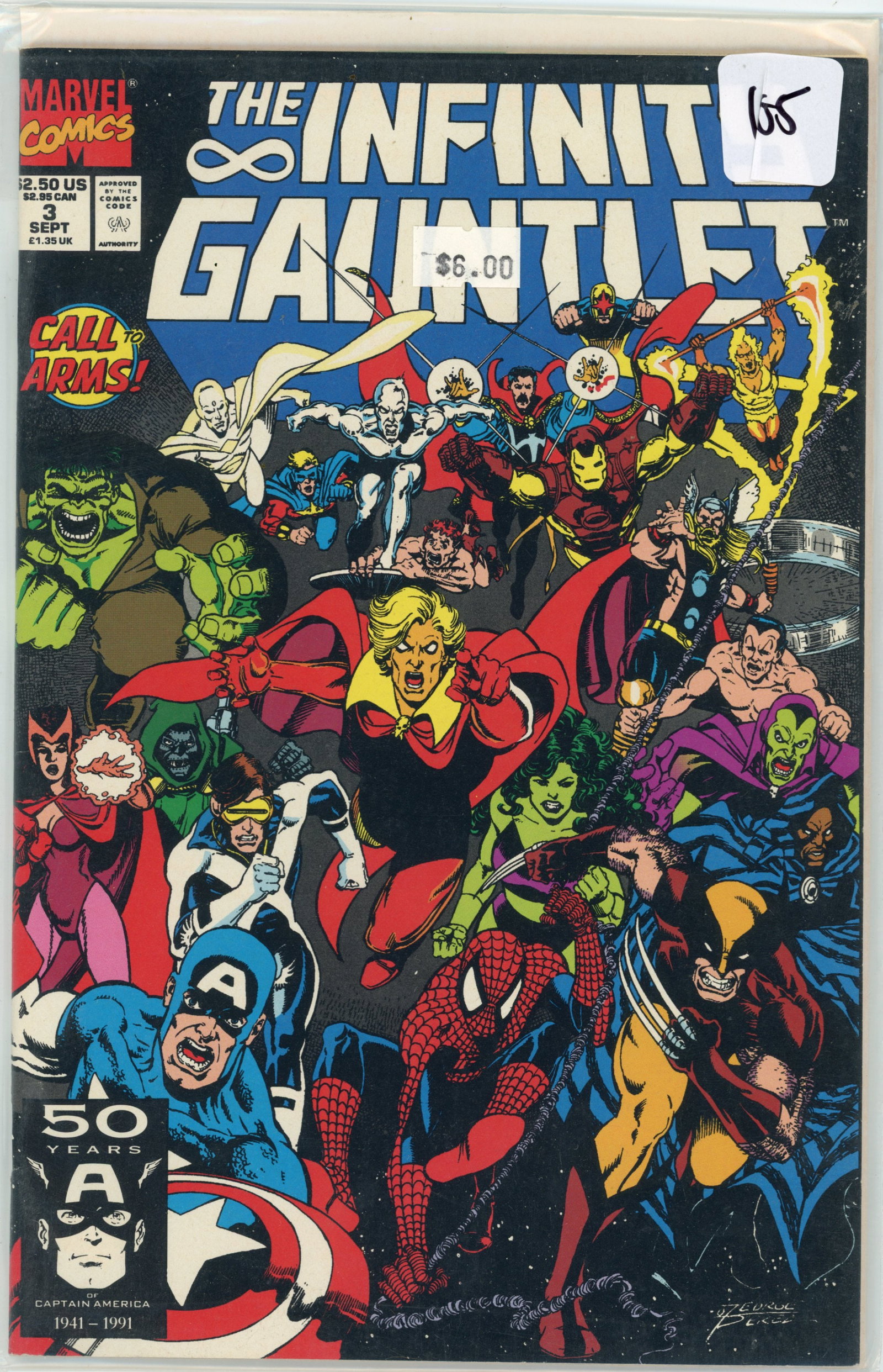 1991 Marvel The Inifnity Gauntlet Issue 3 (1 of 1)