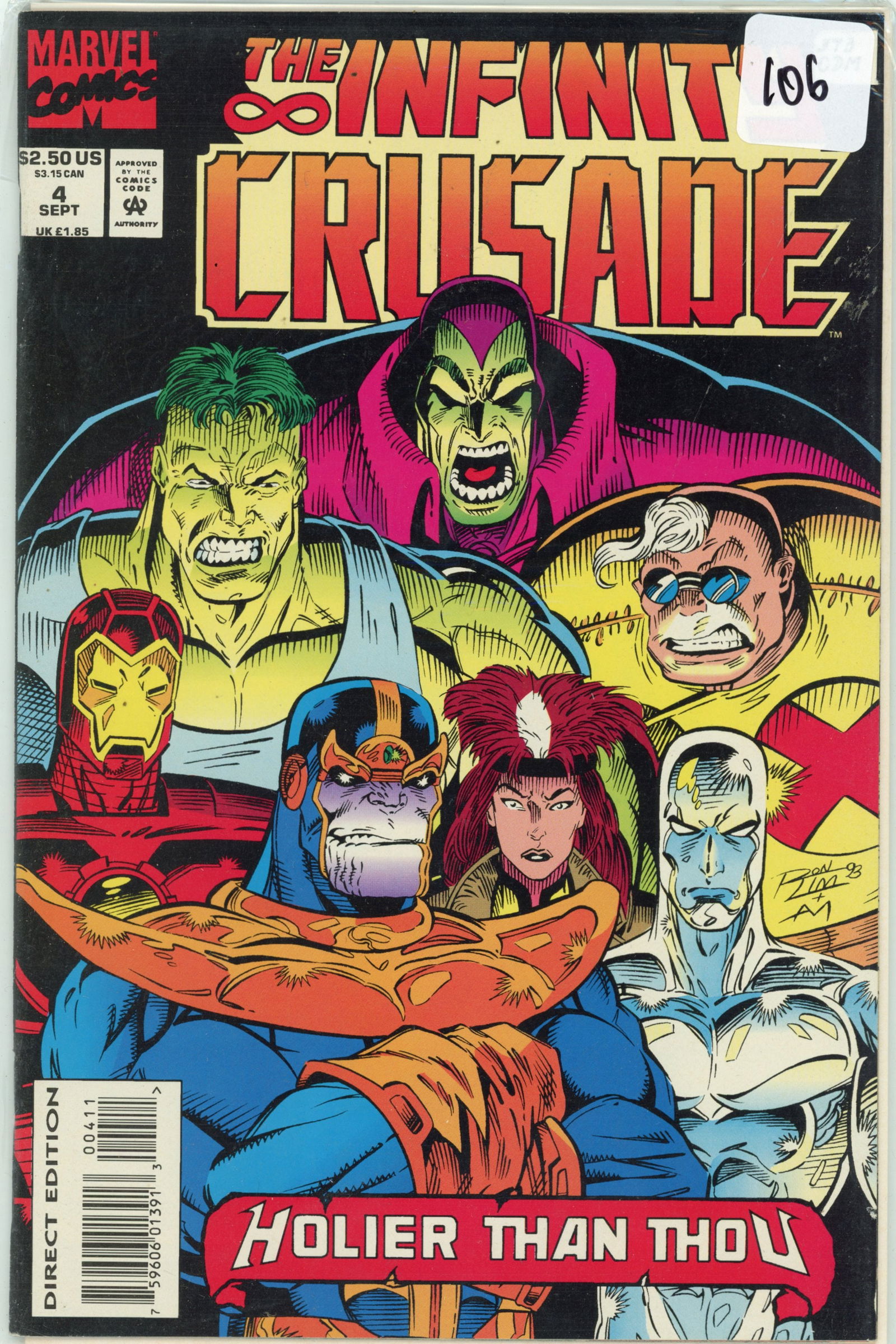 1993 Marvel The Infinity Crusade Issue 4 (1 of 1)