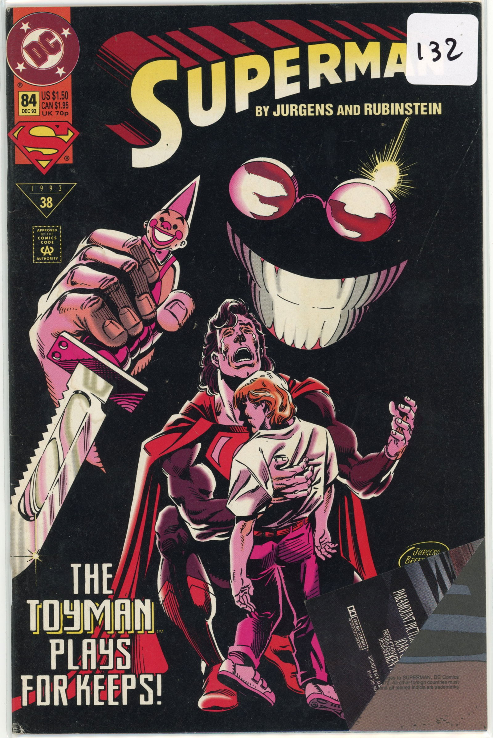 1993 DC Superman Issue 38 (1 of 1)