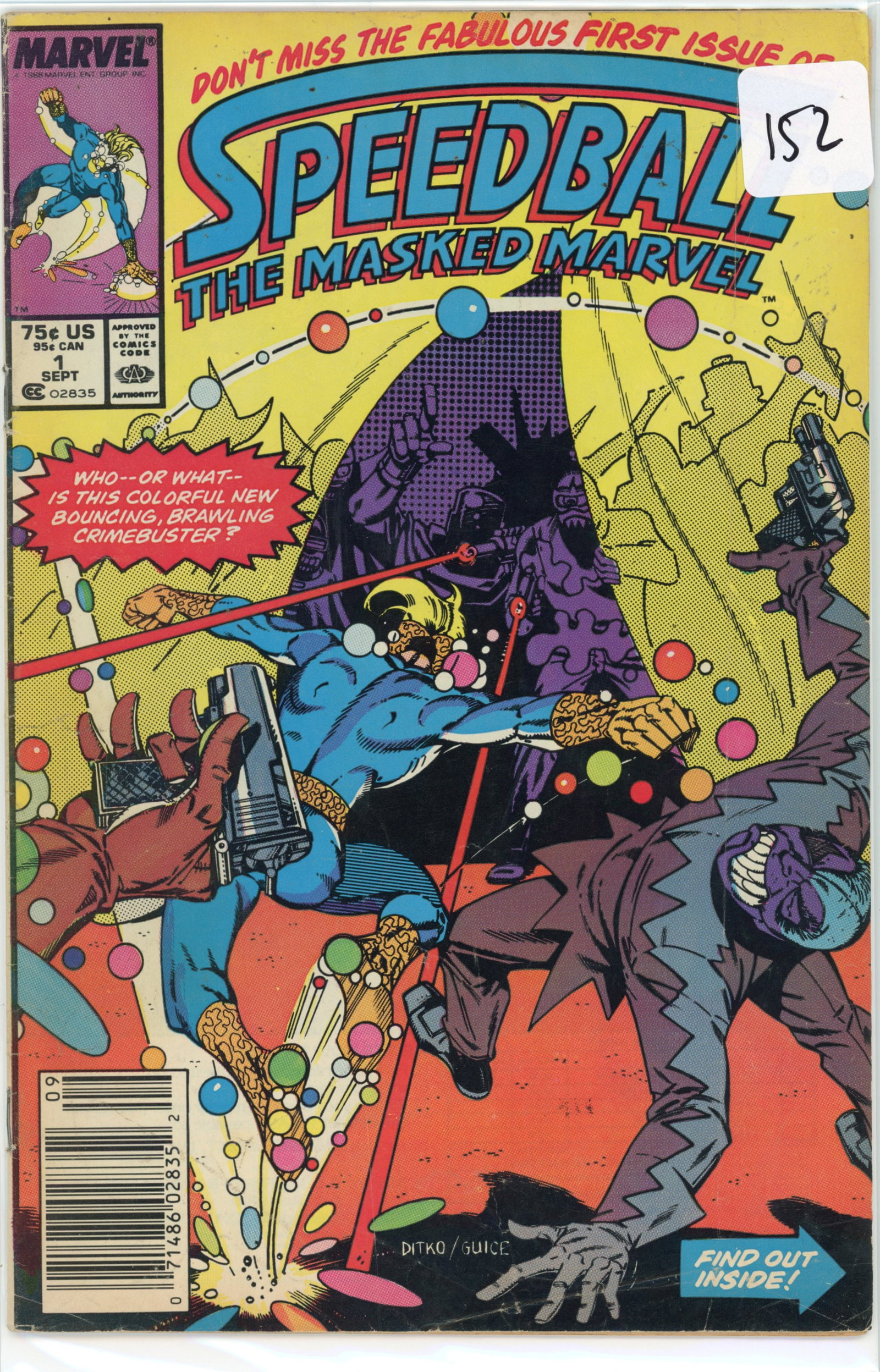 1998 Marvel Speed ball Issue 1 (1 of 1)