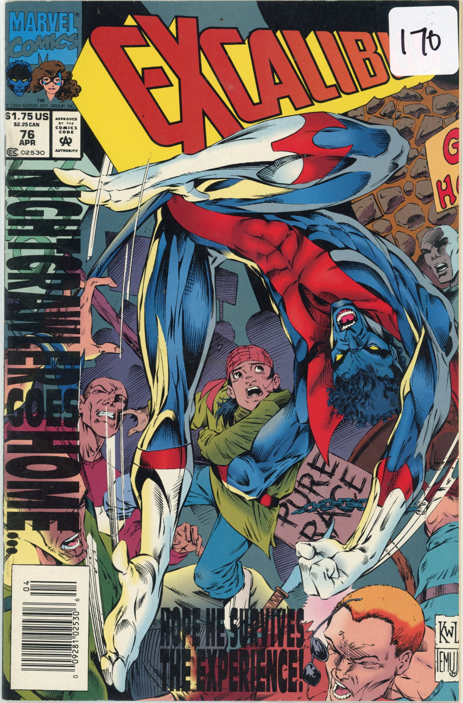 1994 Marvel EX-Calibur Issue 76 (1 of 1)