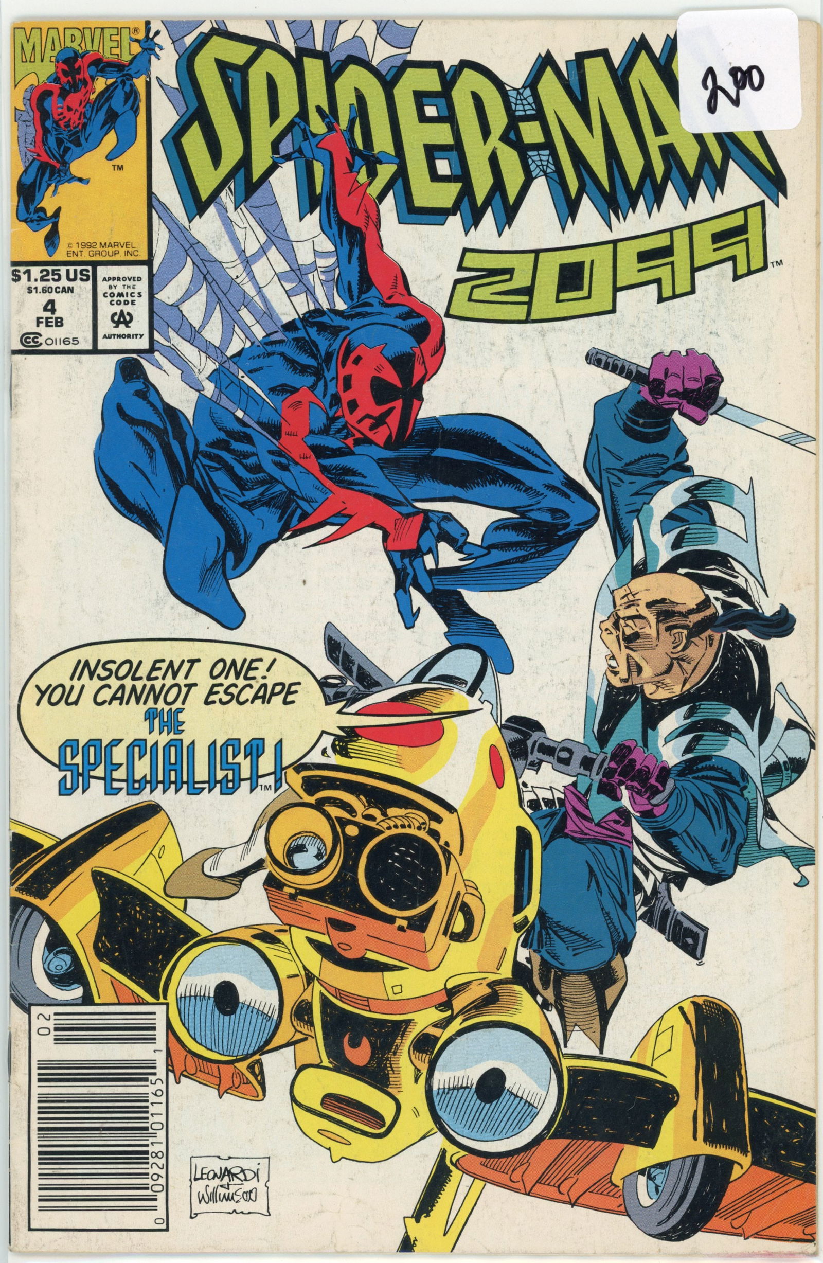 1994 Marvel Spiderman 2099 Issue 4 (1 of 1)