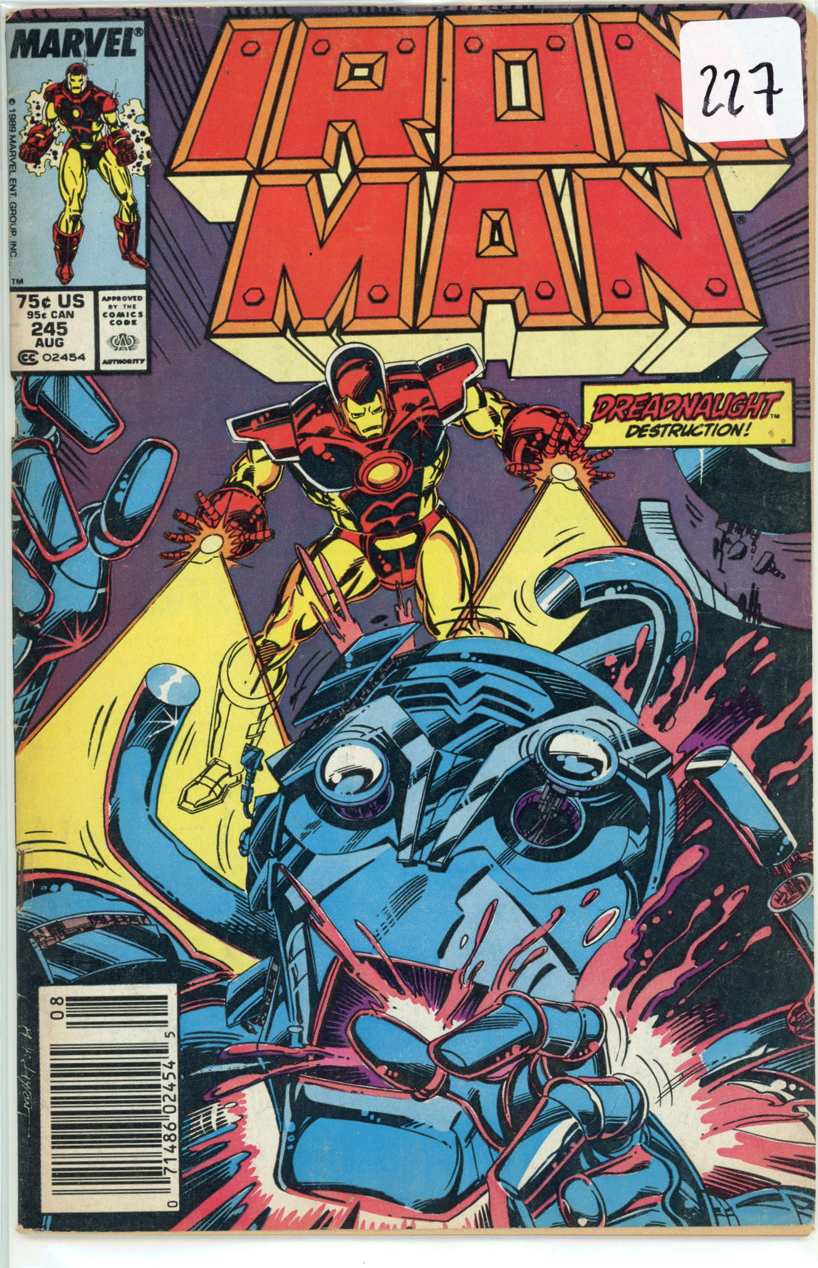 1989 Marvel Iron Man Issue 245 (1 of 1)