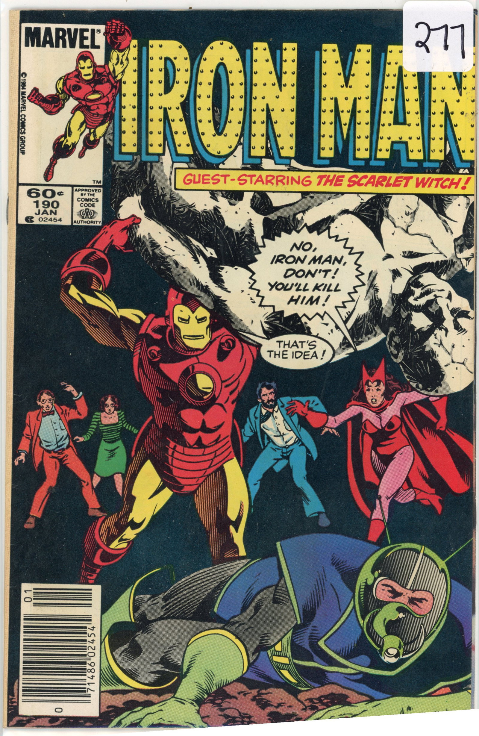 1984 Marvel Iron Man Issue 190 (1 of 1)