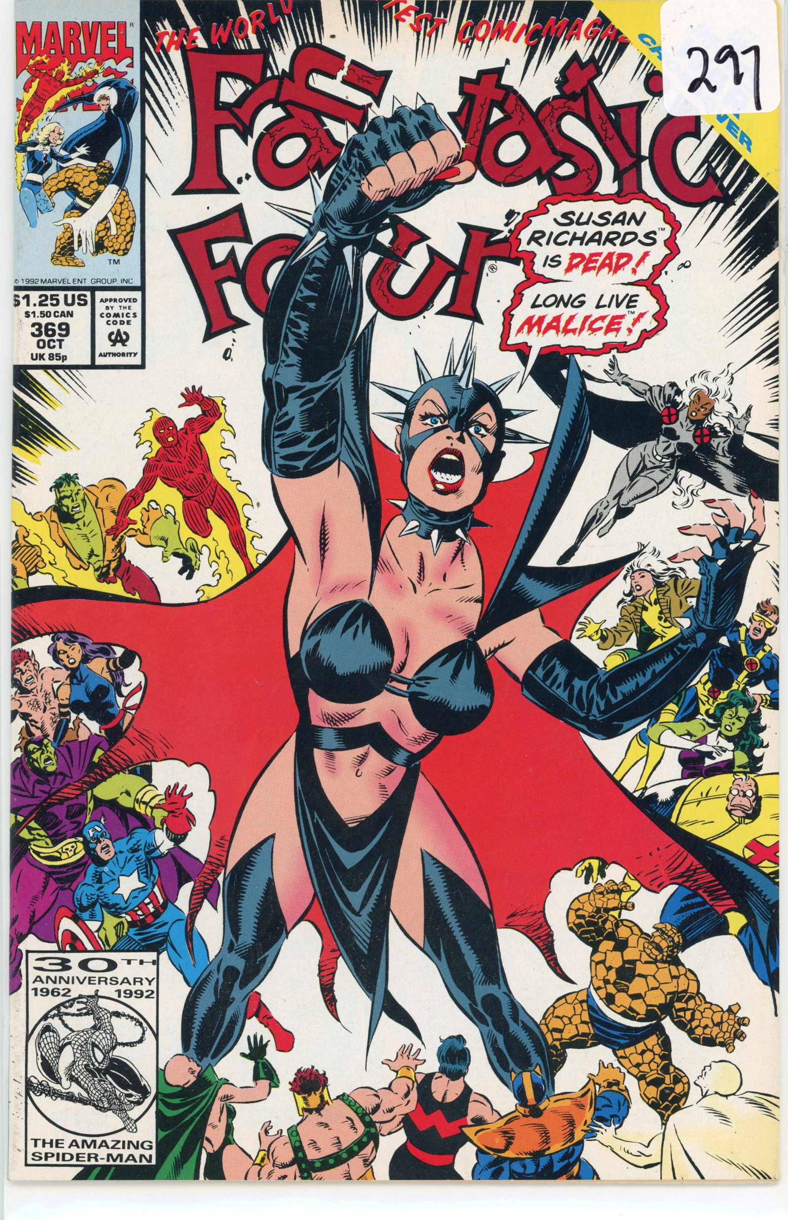 1992 Marvel Fantastic Four Issue 369: Fantastic Four Issue #369, published by Marvel Comics in 1992, is part of a significant period in the Fantastic Four series, written by Tom DeFalco with artwork by Paul Ryan.In this issue, titled "Wit