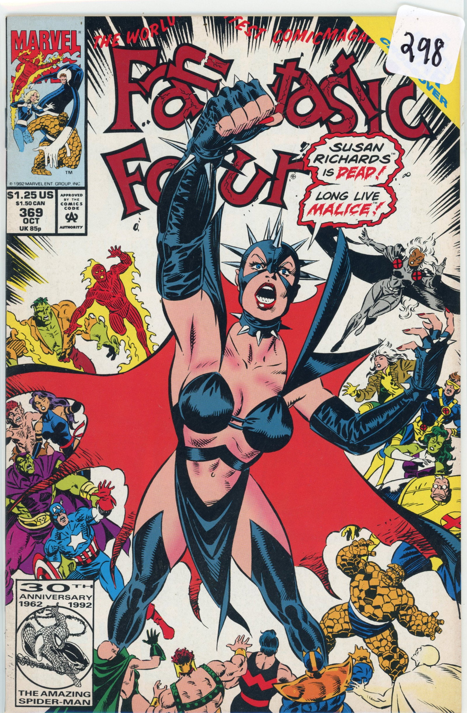 1992 Marvel Fantastic Four Issue 369: Fantastic Four Issue #369, published by Marvel Comics in 1992, is part of a significant period in the Fantastic Four series, written by Tom DeFalco with artwork by Paul Ryan.In this issue, titled "Wit