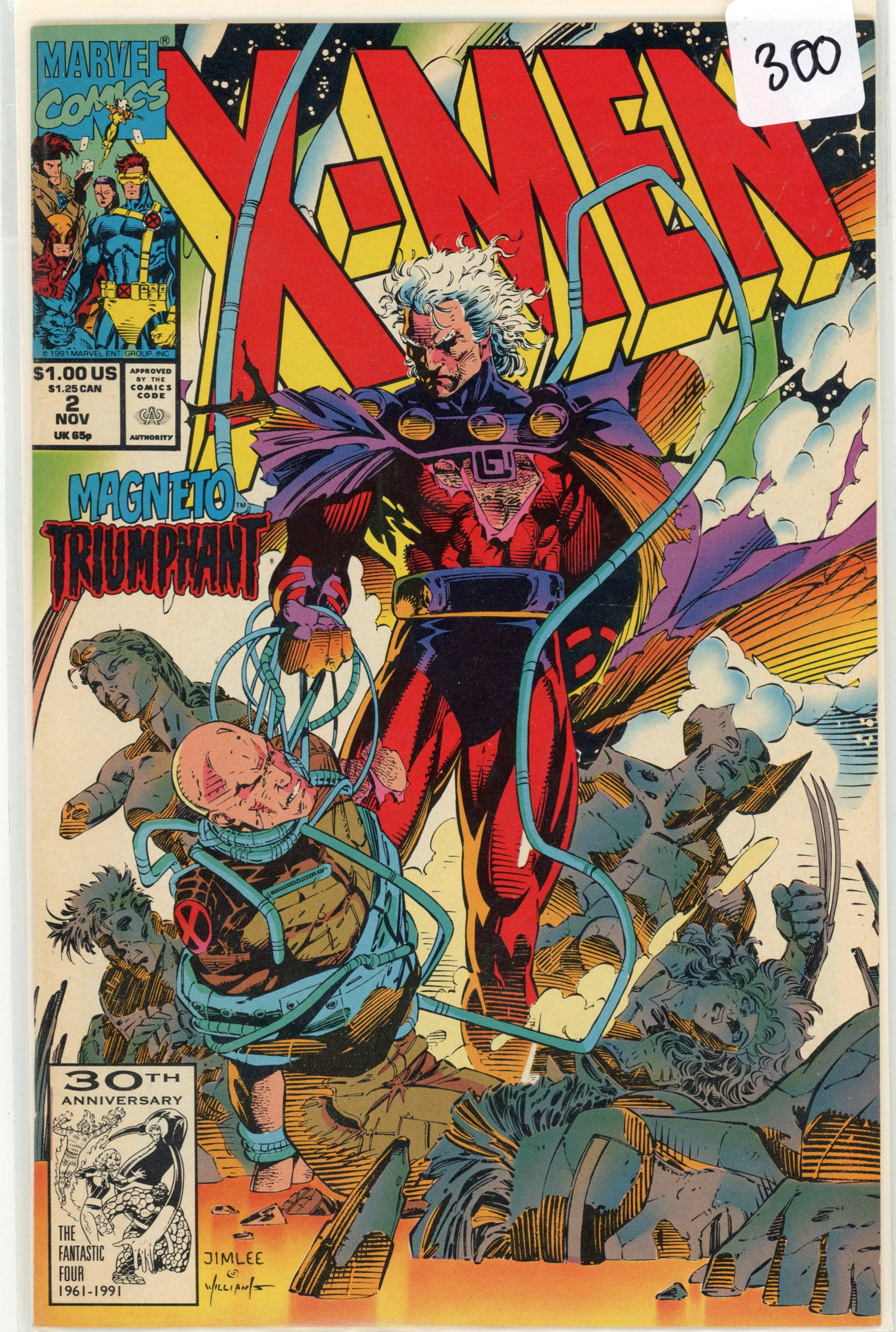 1991 Marvel Xmen Issue 2 (1 of 1)