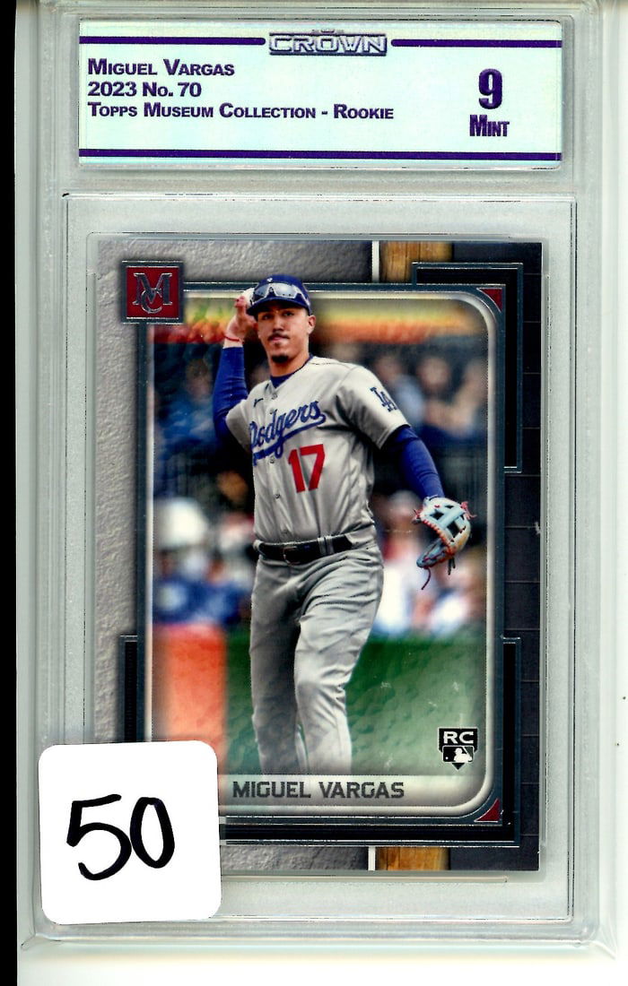 Miguel Vargas Topps Museum Collection Rookie Graded CC&G Mint 9 (1 of 1)