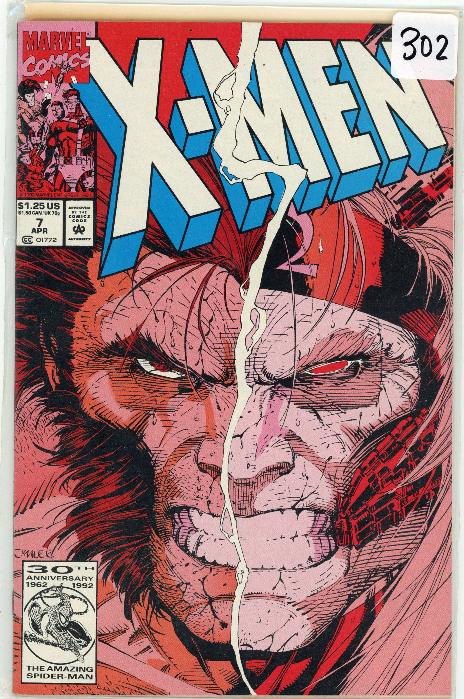 1992 Marvel X-Men Issue 7 (1 of 1)