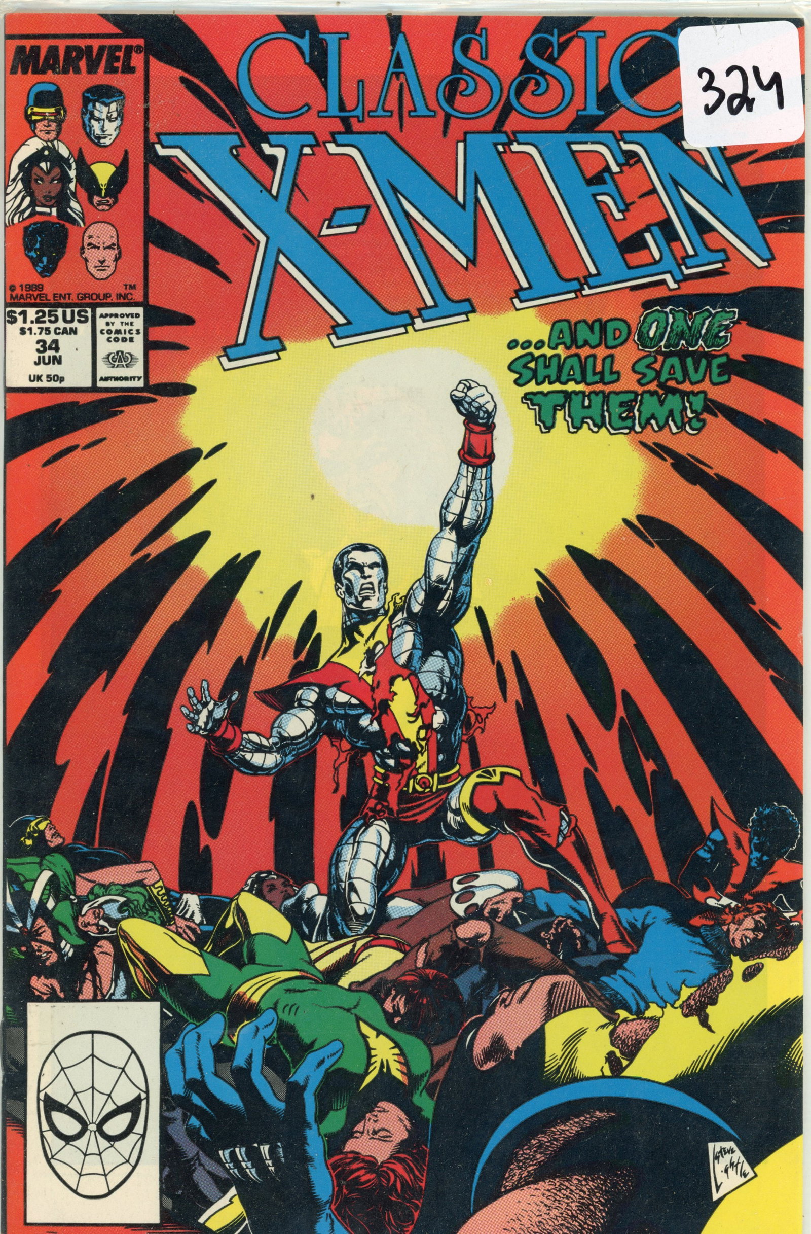 1989 Marvel X-MEN Issue 34 (1 of 1)